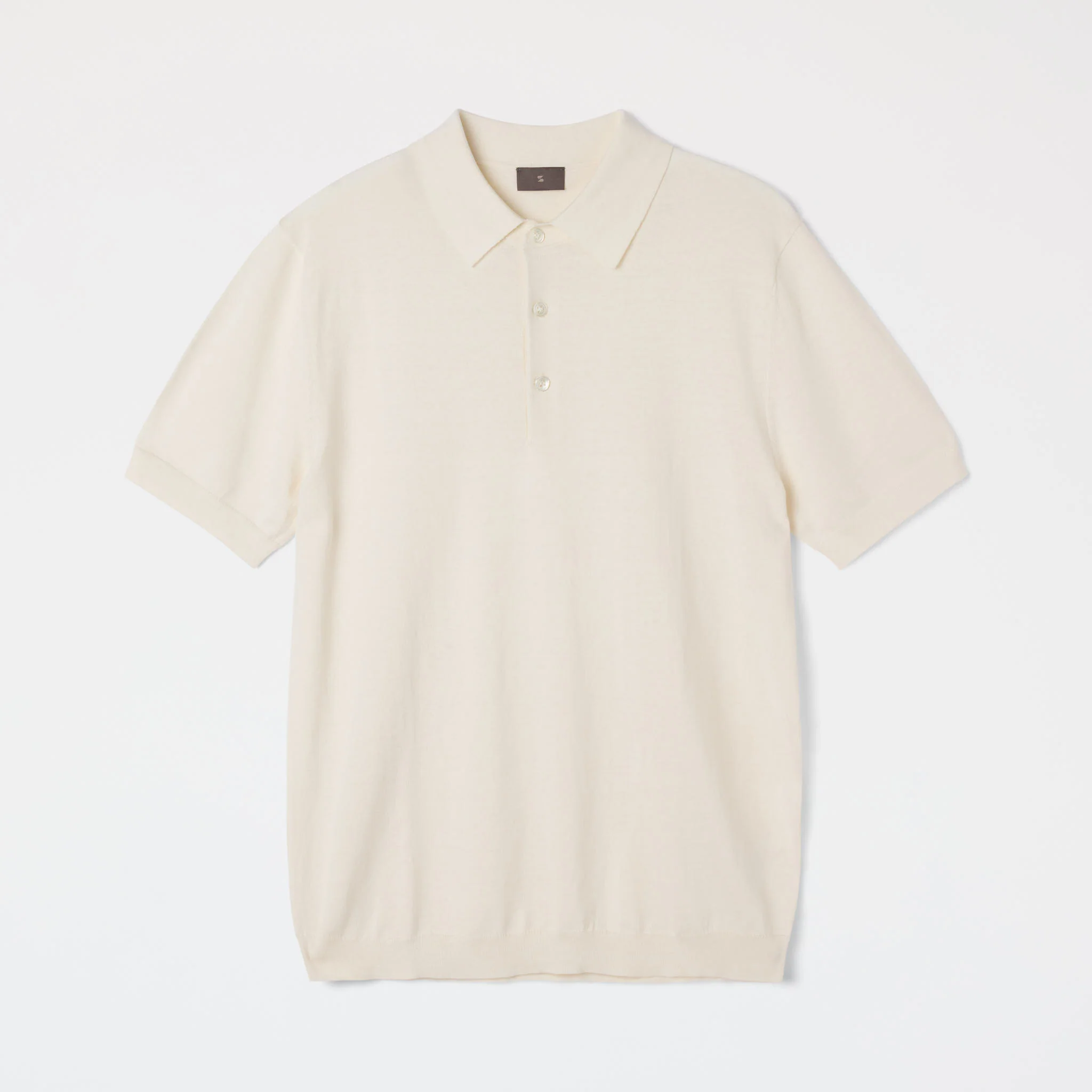 Men's Silk-Cotton Short Sleeve Polo - Image 6
