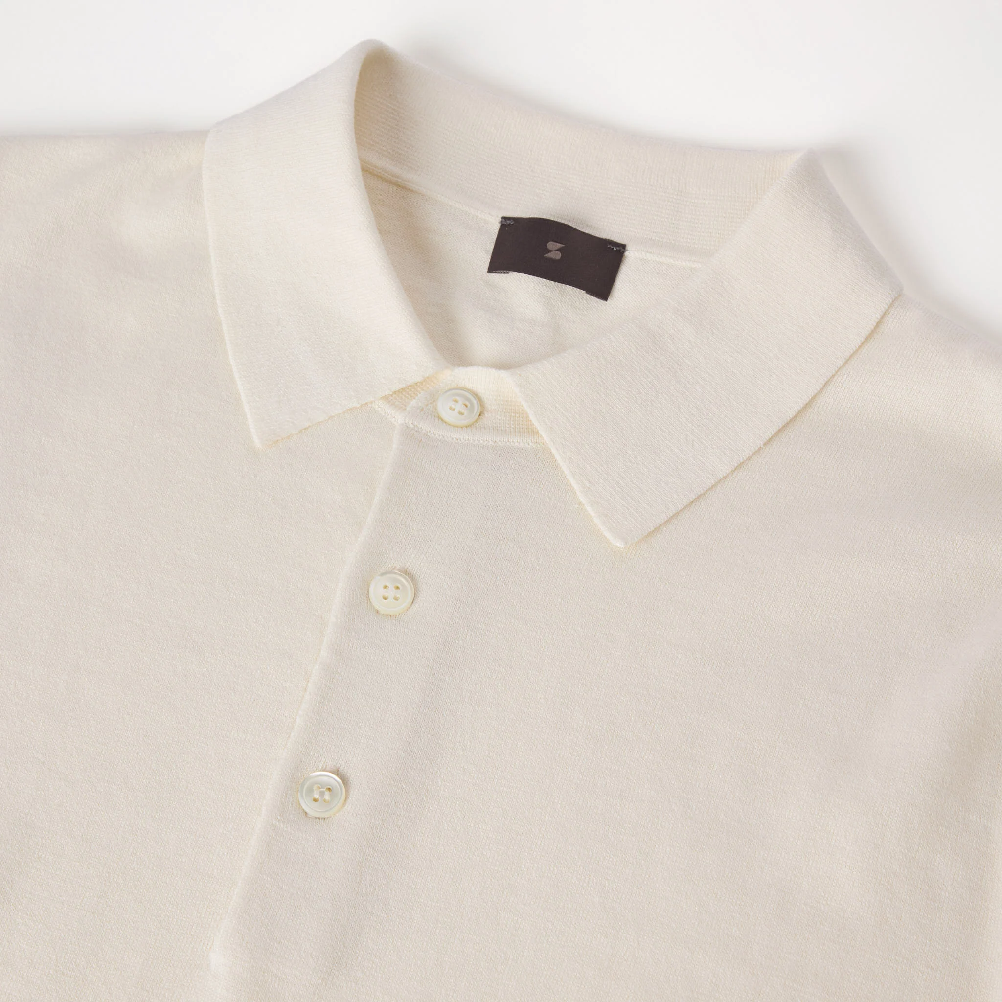 Men's Silk-Cotton Short Sleeve Polo - Image 9