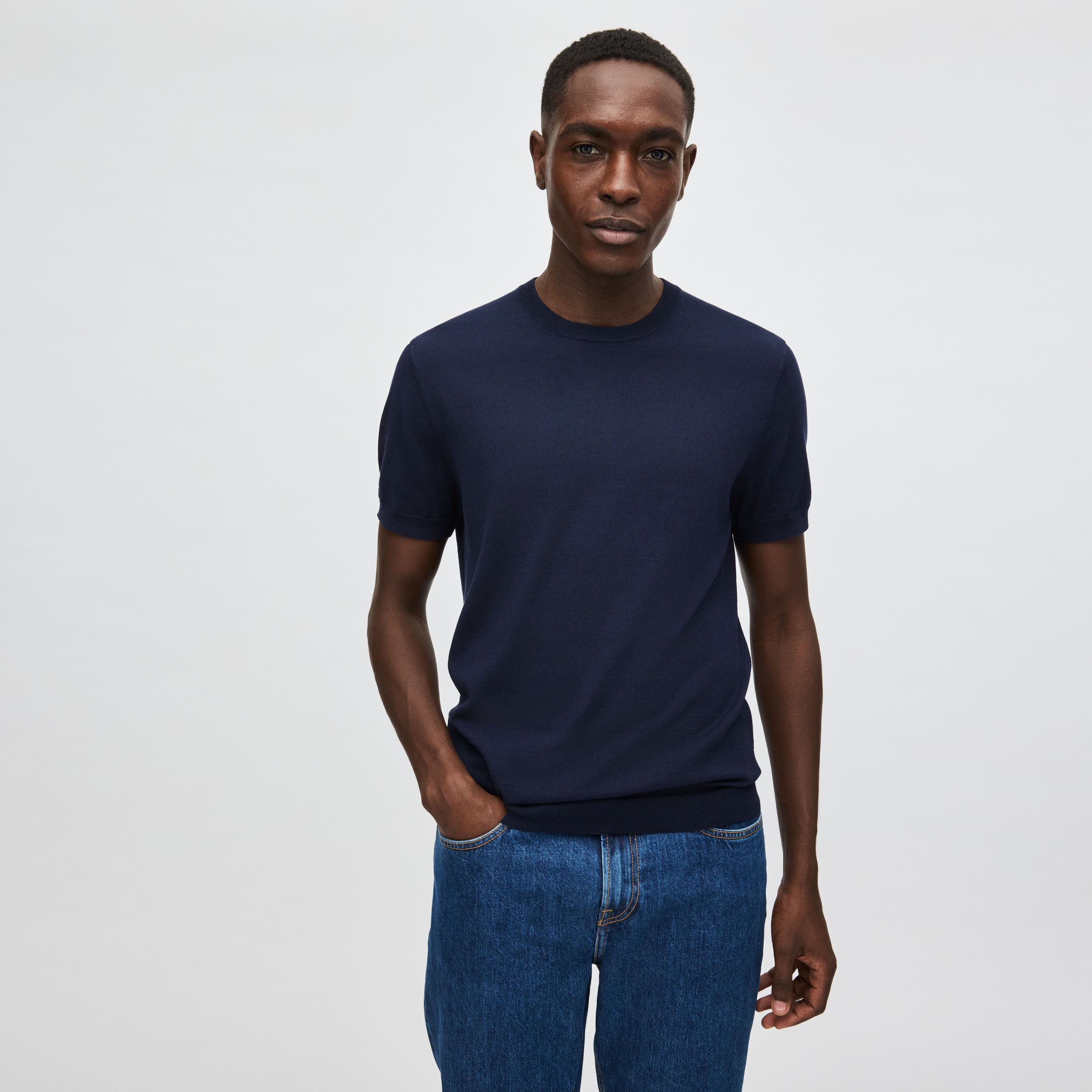 Men's Silk-Cotton T-shirt - Image 12
