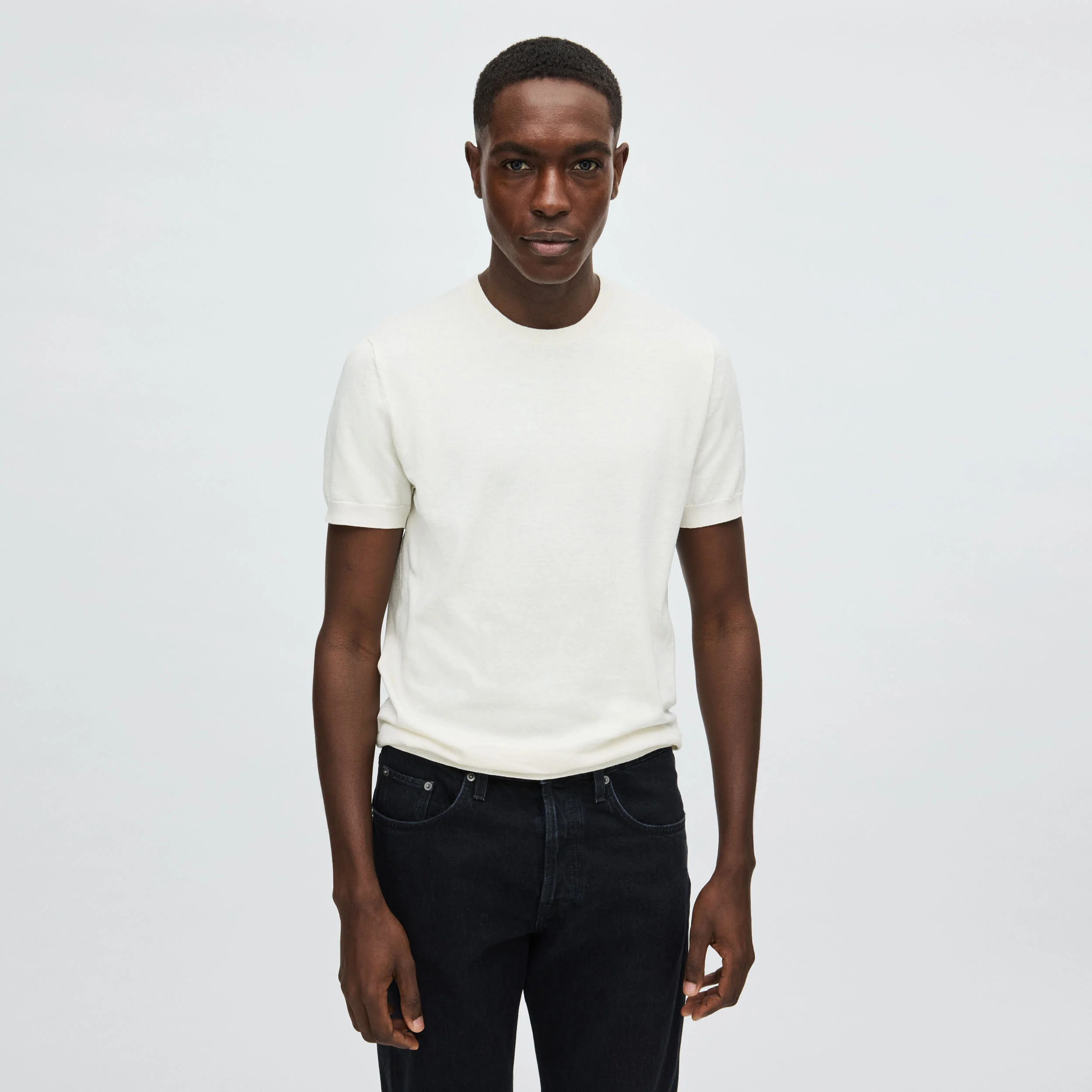 Men's Silk-Cotton T-shirt - Image 8