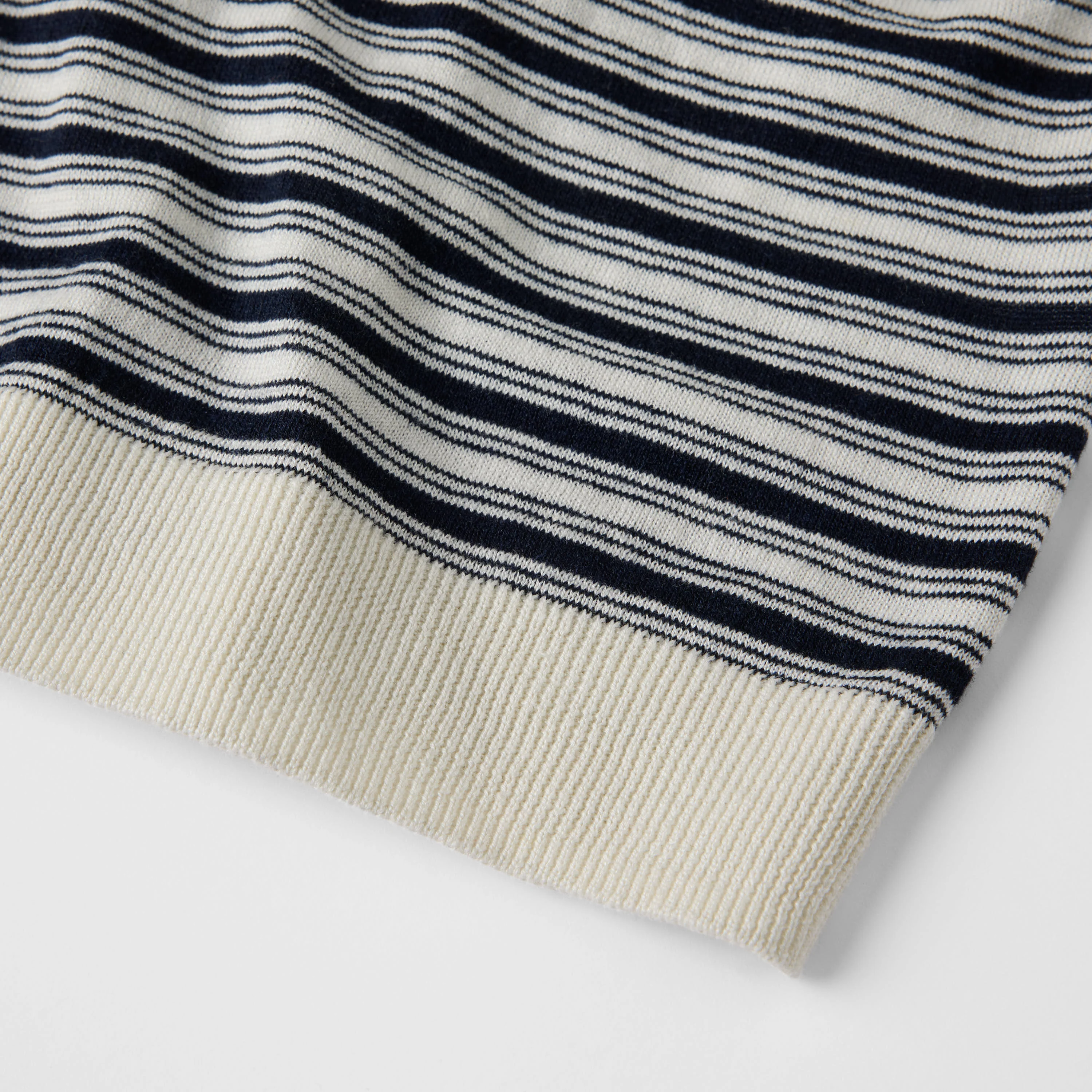 Men's Silk-Linen Striped Polo - Image 12