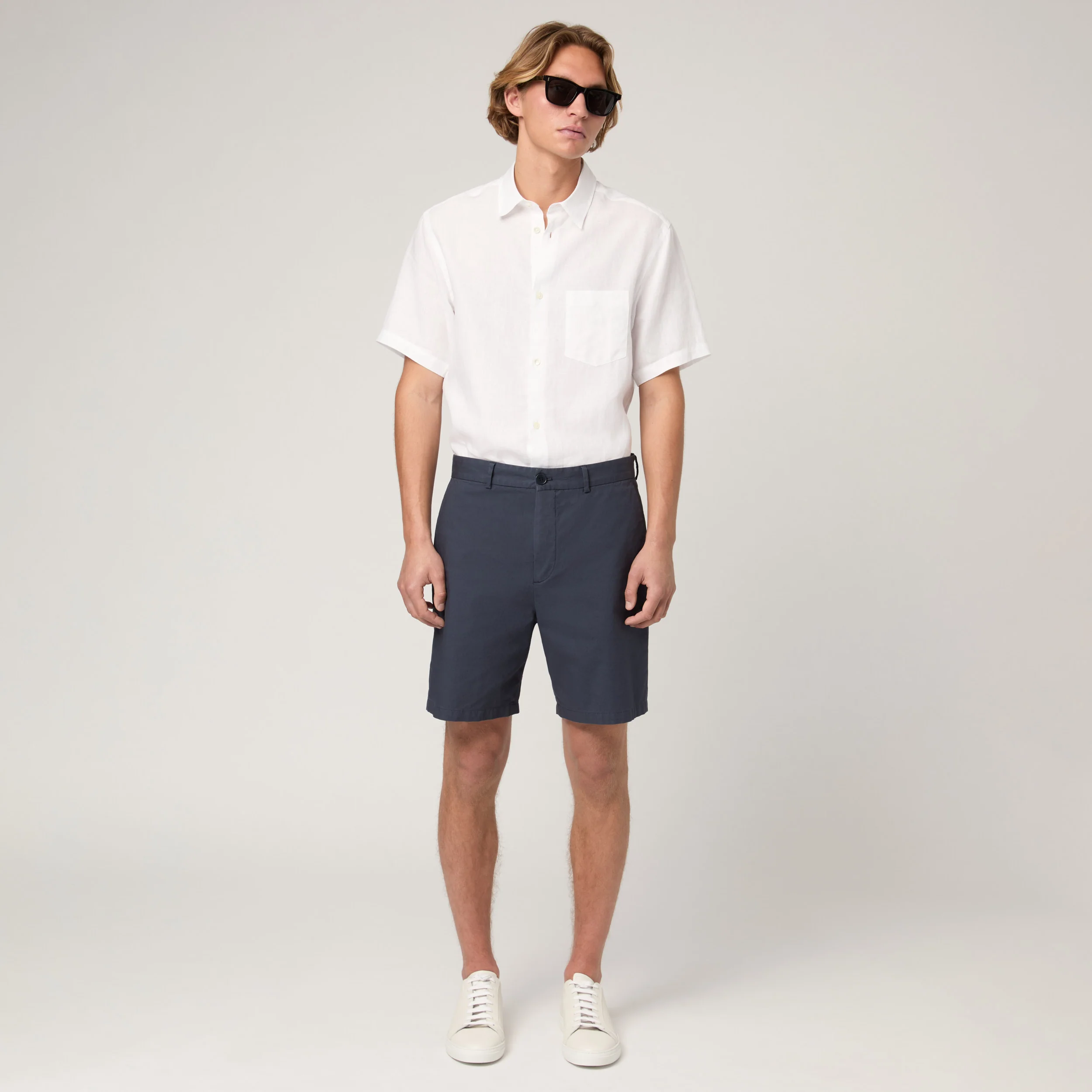 Men's Straight Leg Lightweight Cotton Shorts - Image 10
