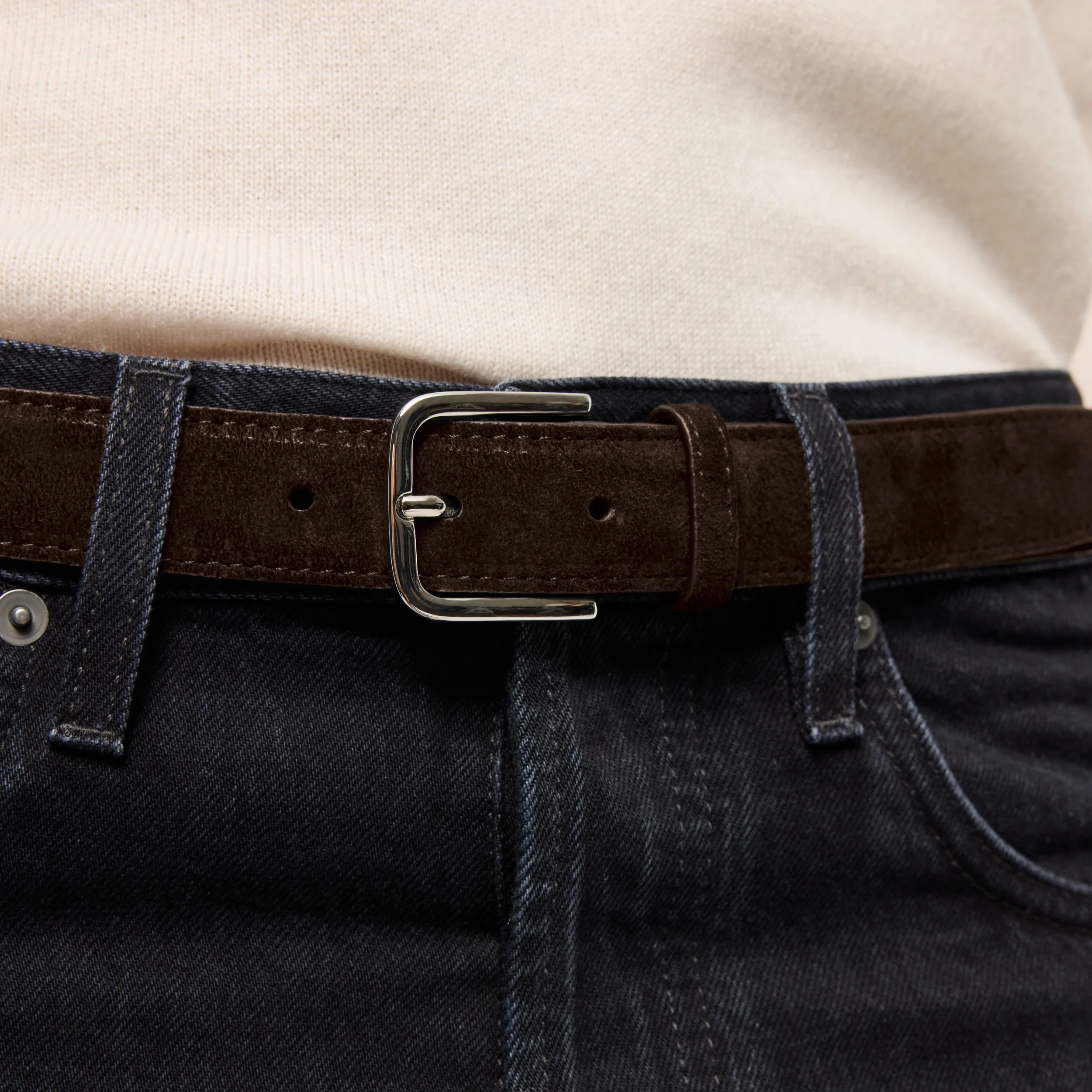 Men's Suede Belt 30mm - Image 3