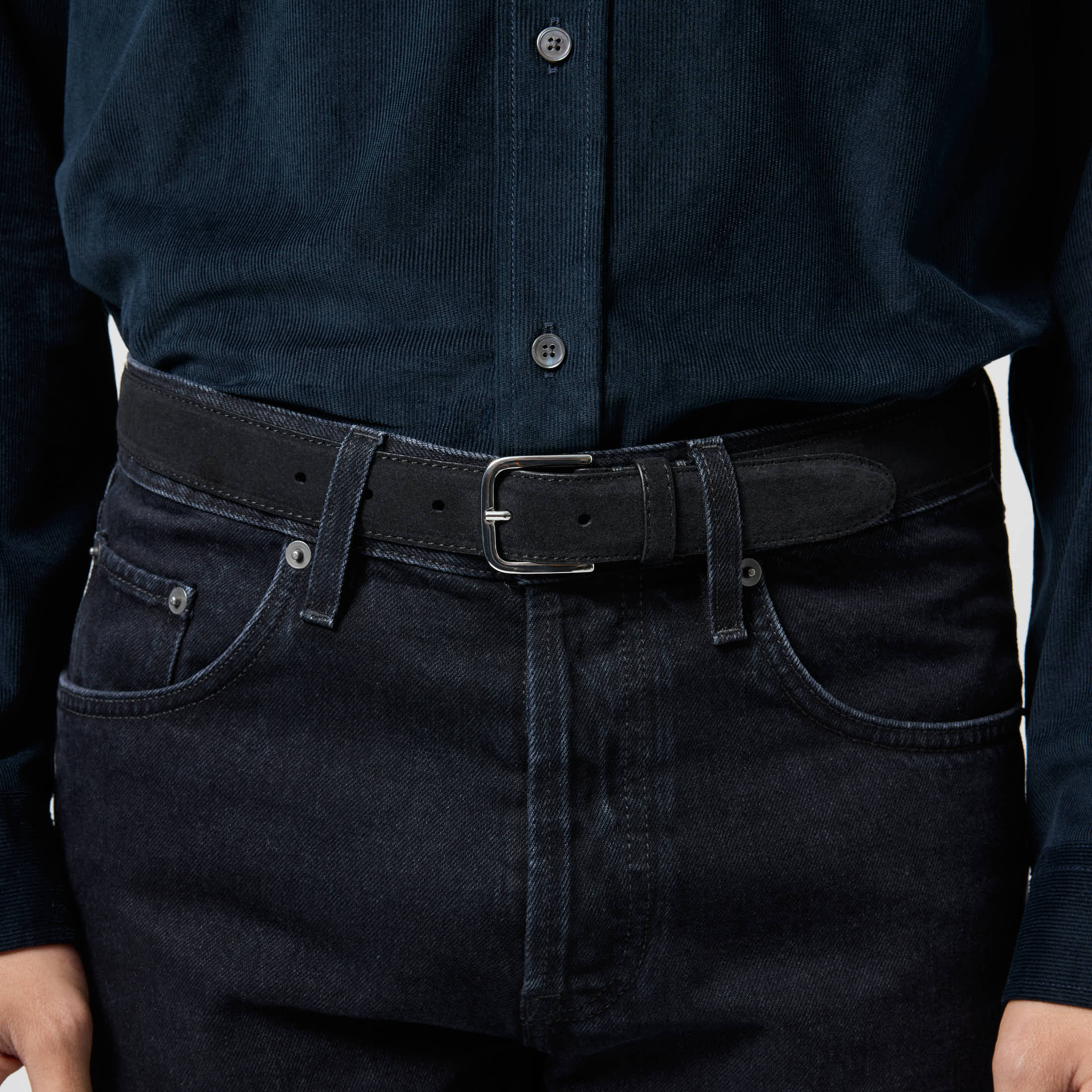 Men's Suede Belt 30mm - Image 7