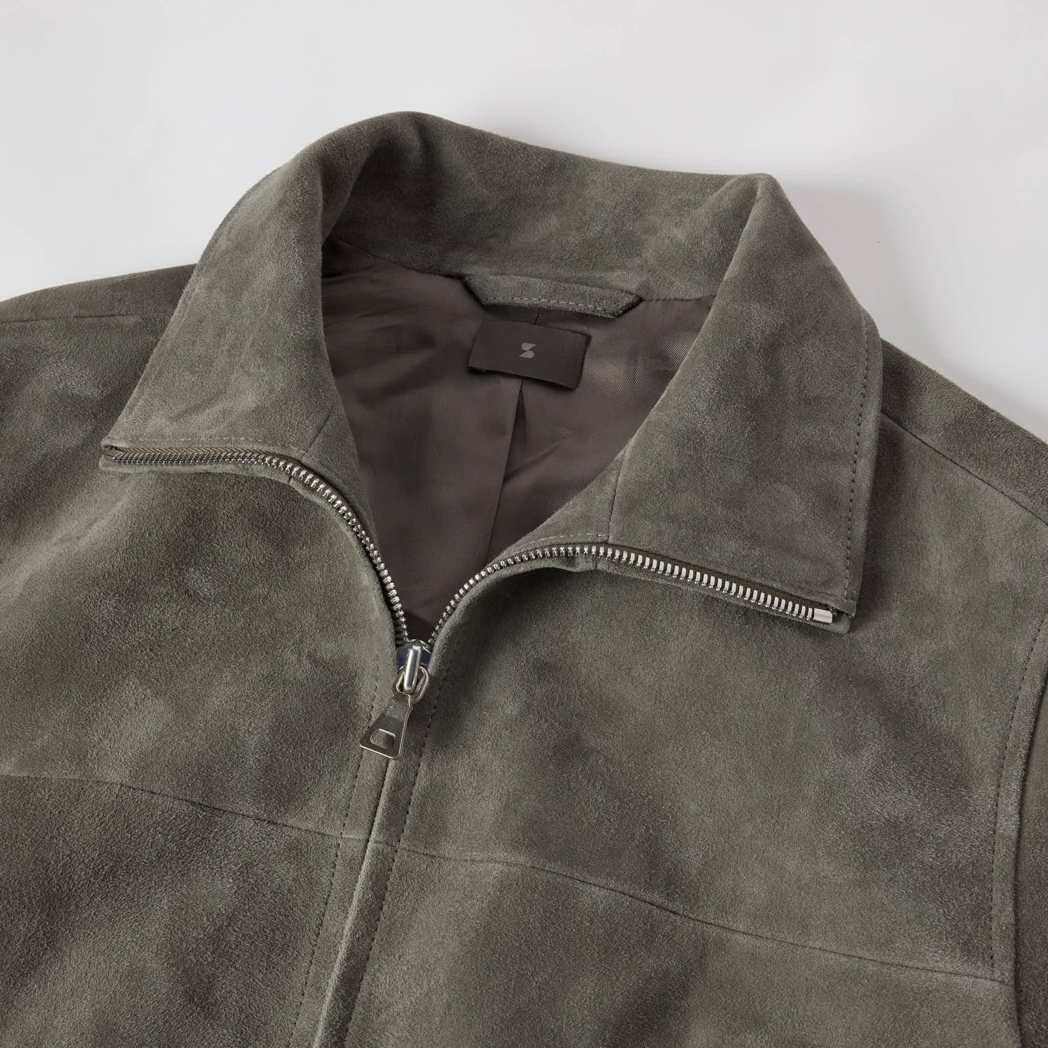 Men's Suede Bomber Jacket - Image 7