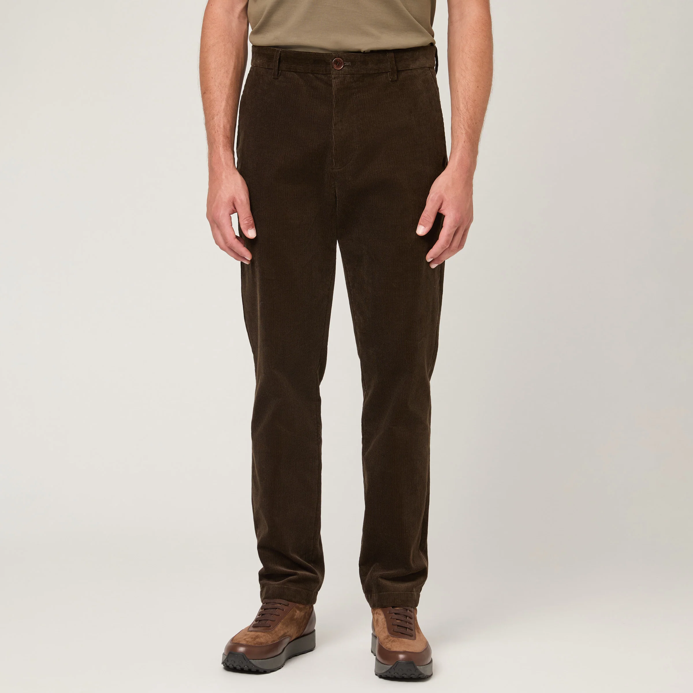 Men's Tapered Corduroy Trousers - Image 3