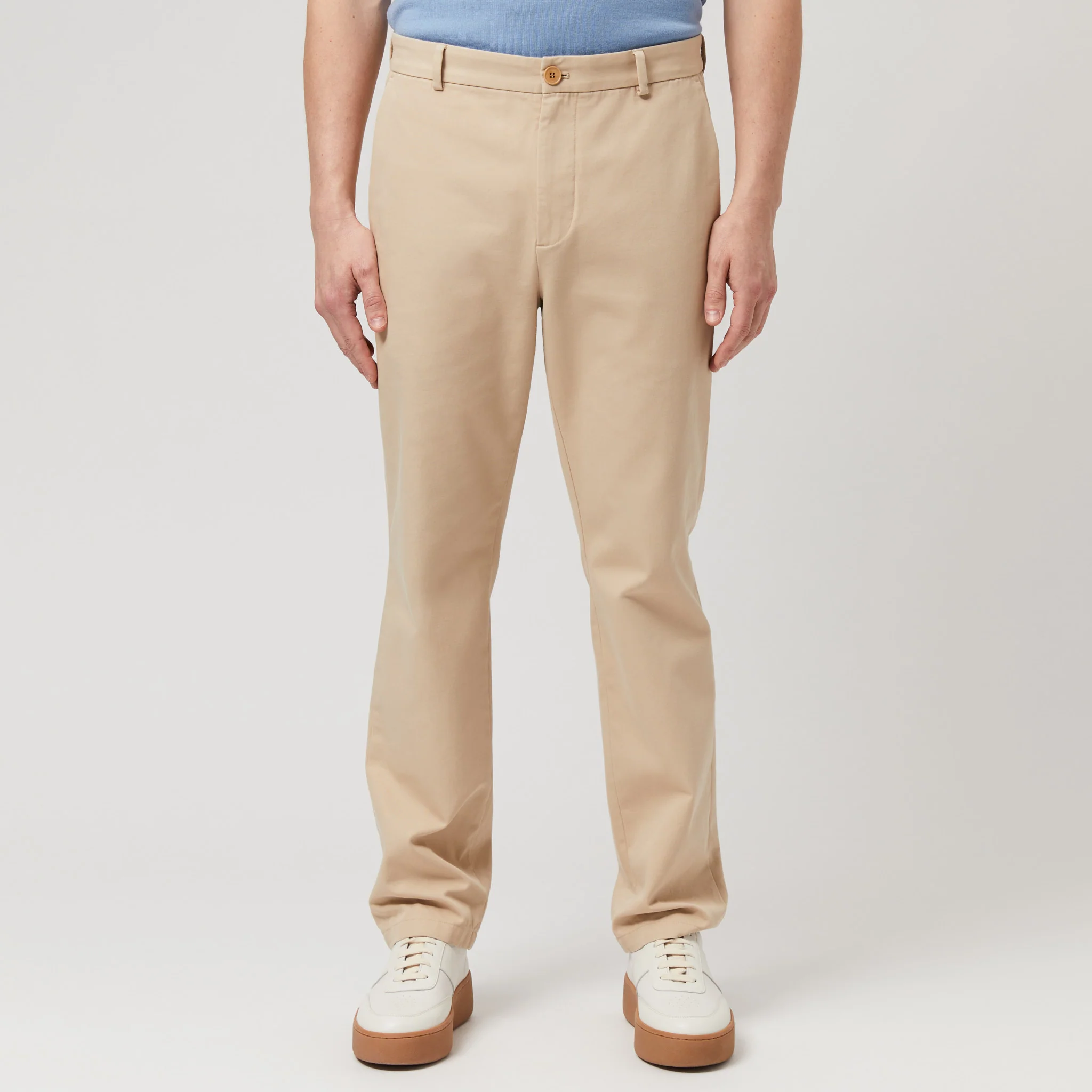 Men's Tapered Cotton Twill Chinos - Image 10