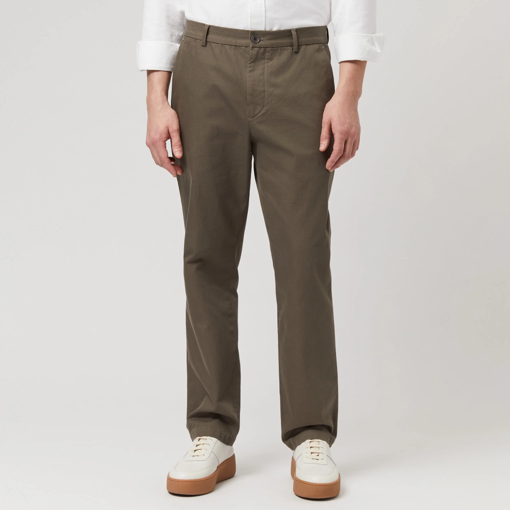 Men's Tapered Cotton Twill Chinos - Image 17