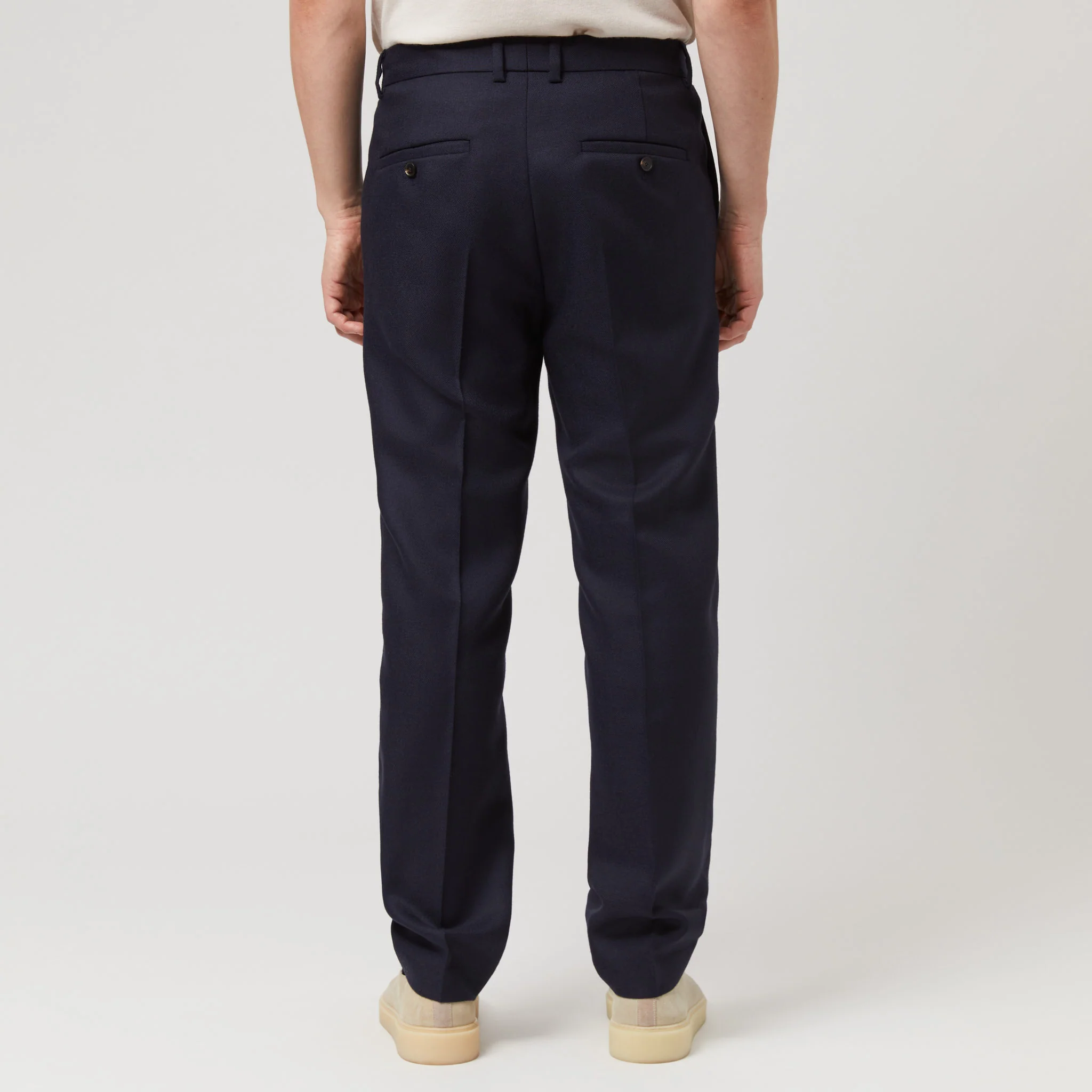 Men's Tapered Wool Trousers - Image 4