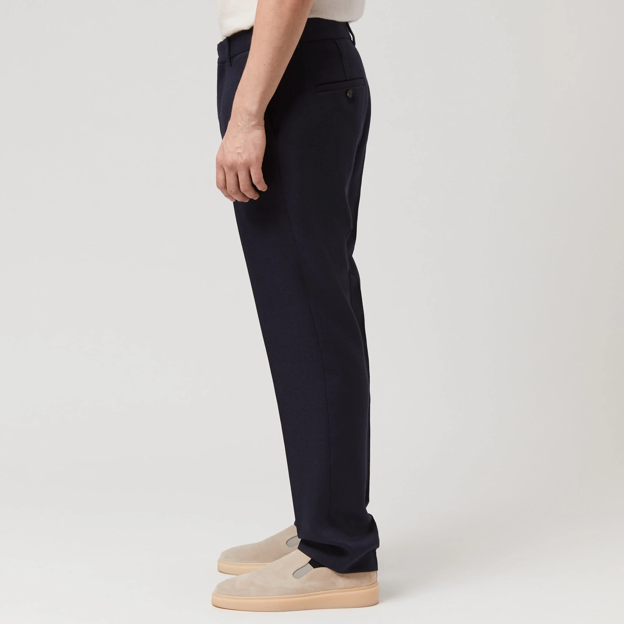 Men's Tapered Wool Trousers - Image 5