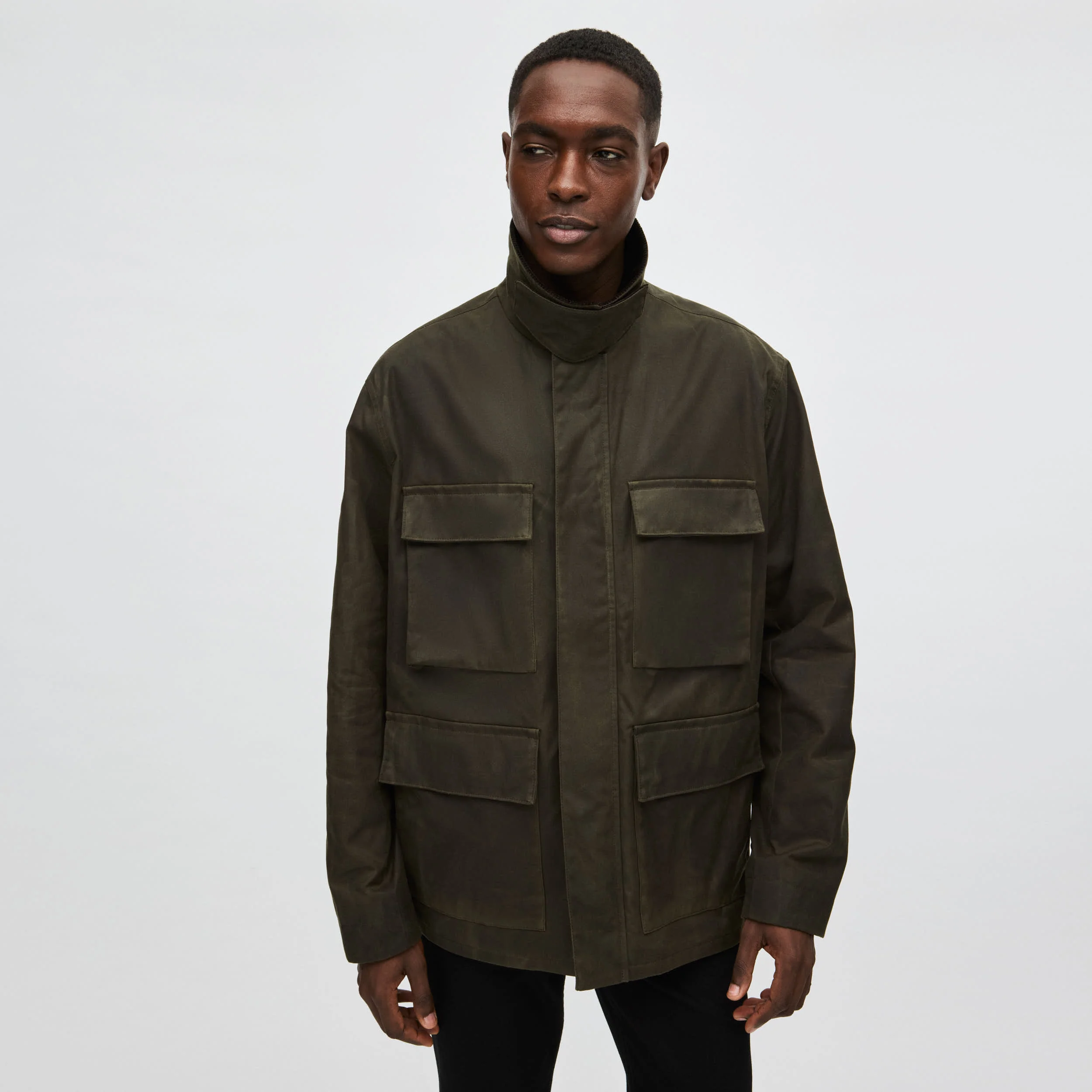 Men's Waxed Cotton Jacket - Image 3