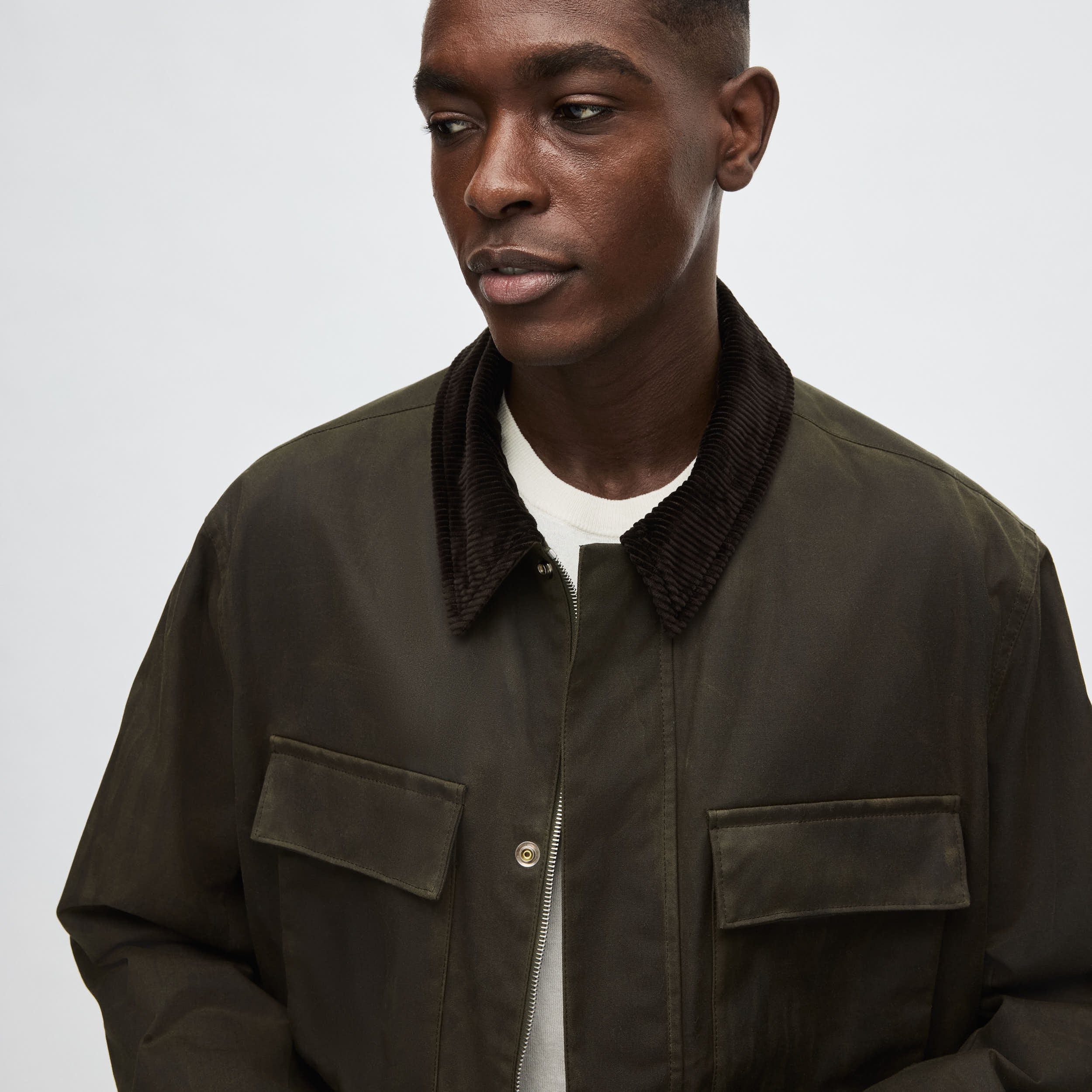 Men's Waxed Cotton Jacket - Image 4