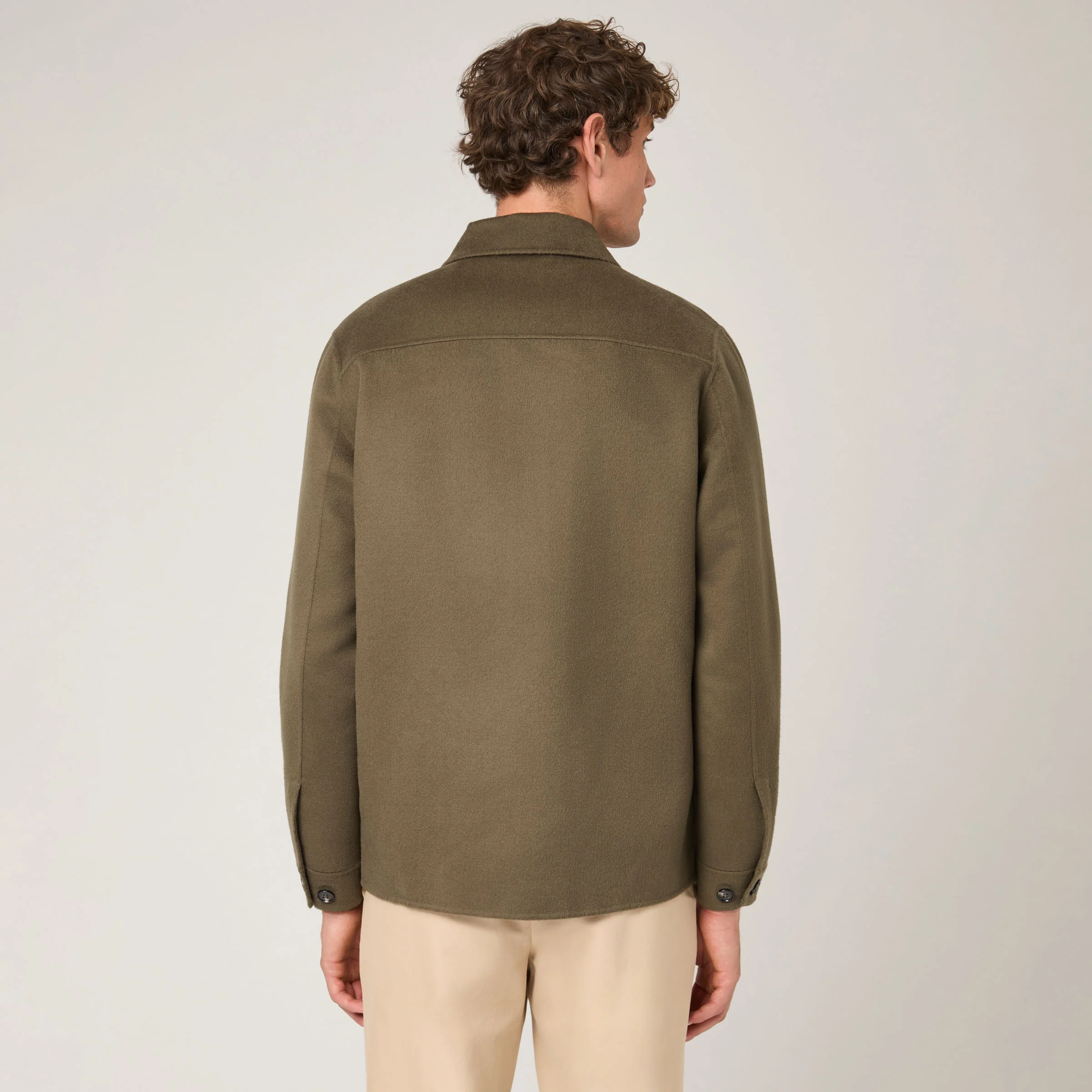 Men's Wool Doublé Overshirt - Image 13