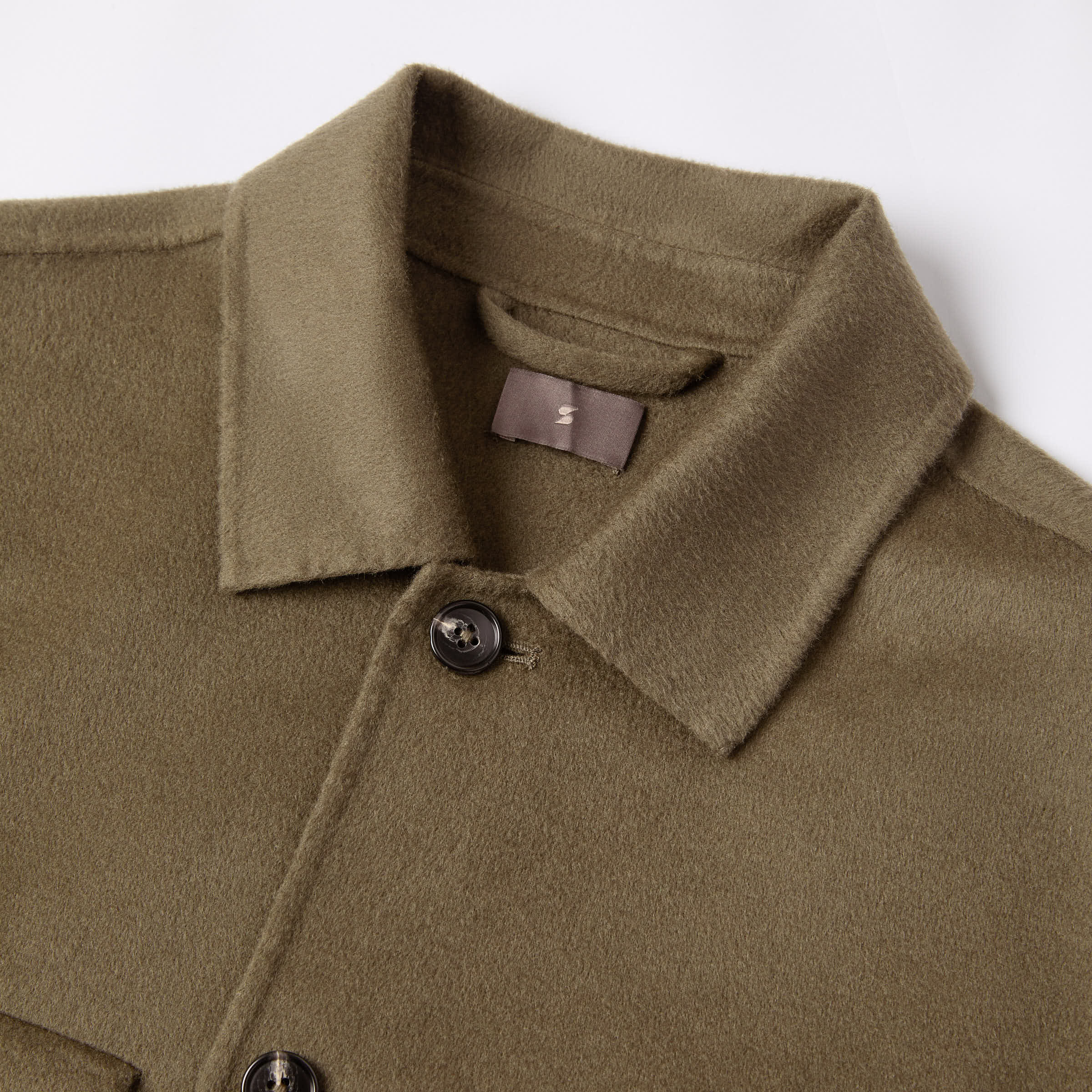 Men's Wool Doublé Overshirt - Image 14