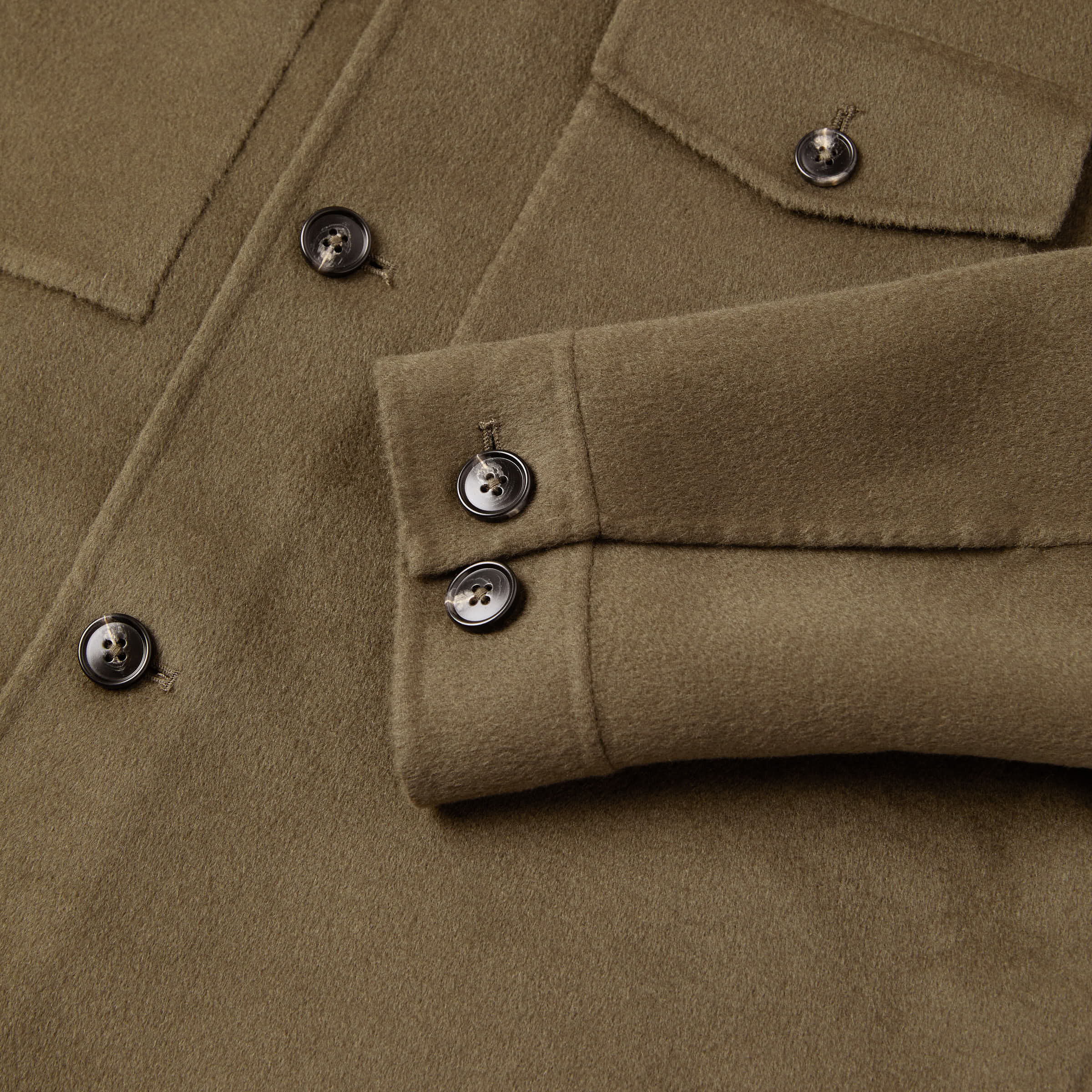 Men's Wool Doublé Overshirt - Image 16