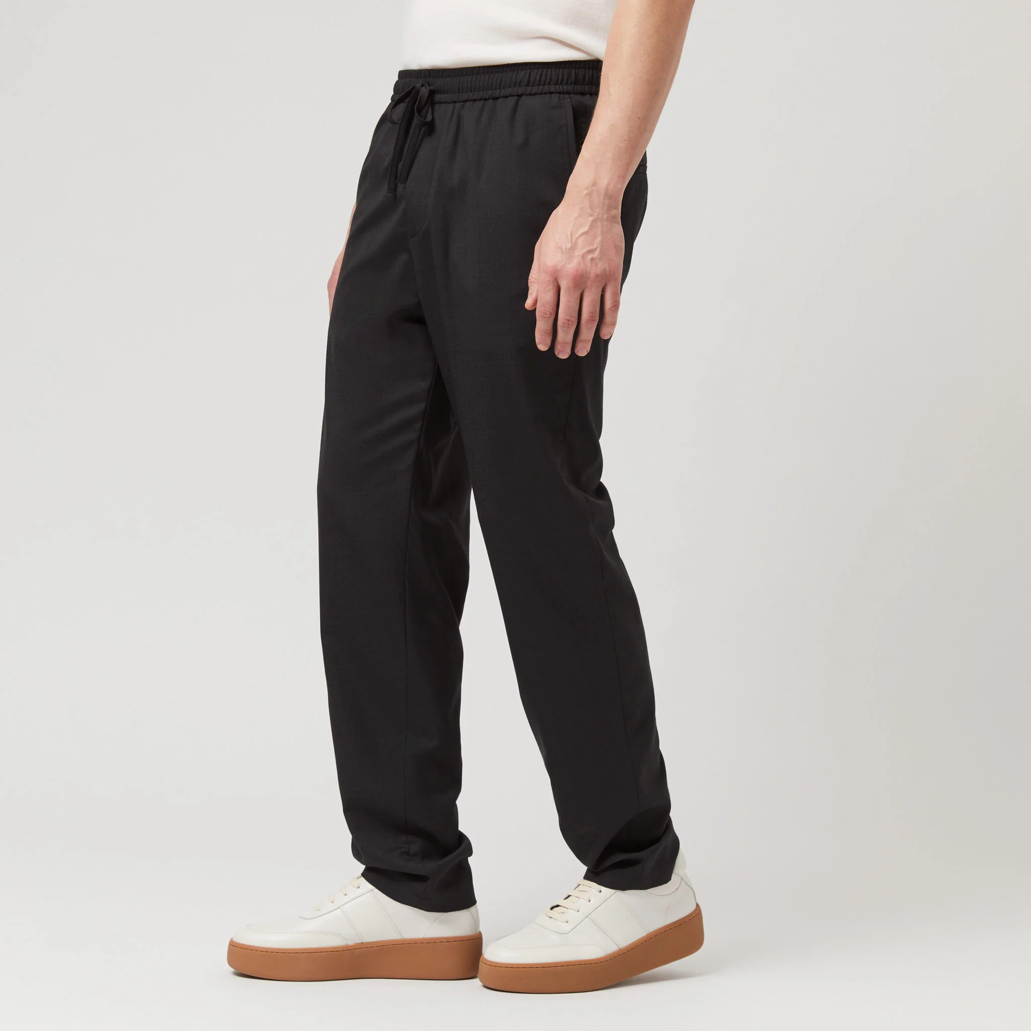 Men's Wool Drawstring Trousers - Image 3