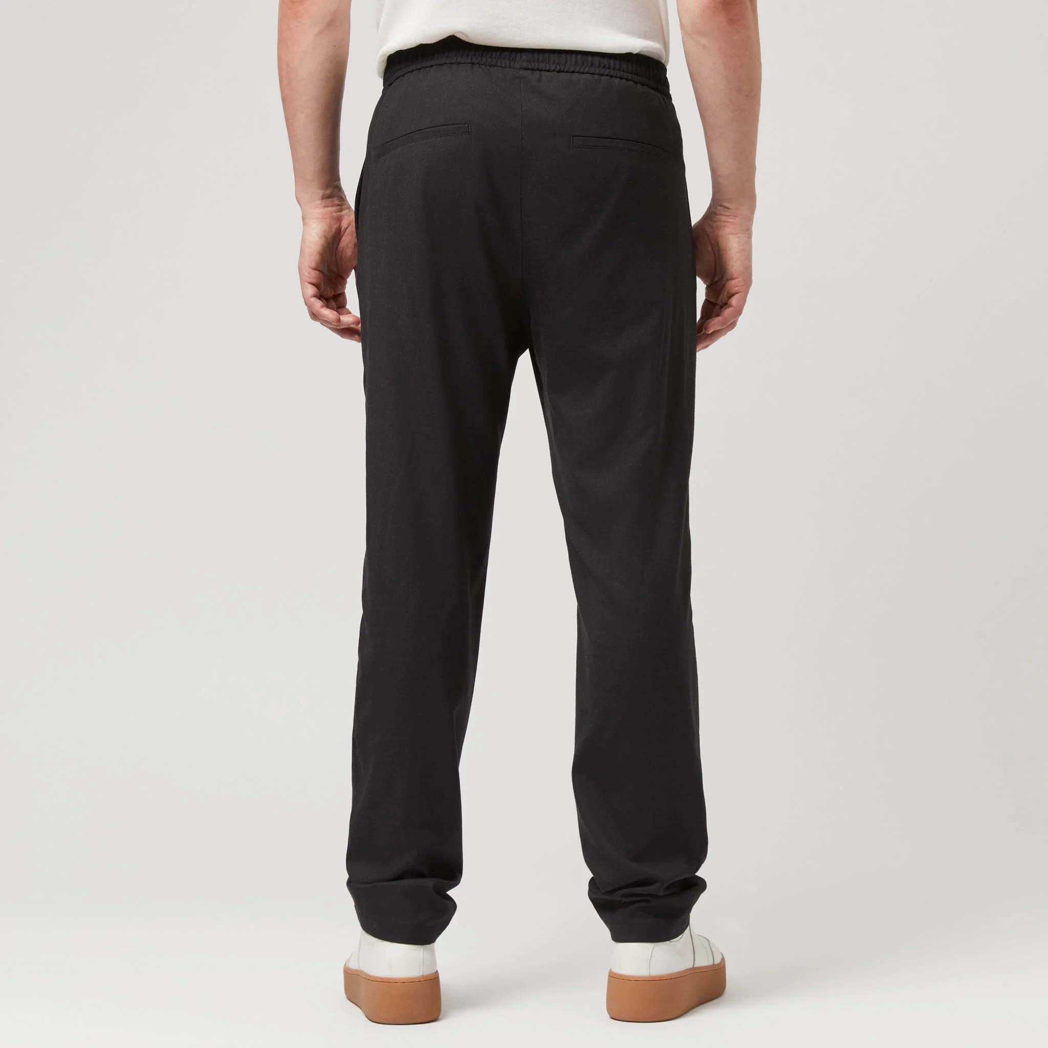 Men's Wool Drawstring Trousers - Image 4