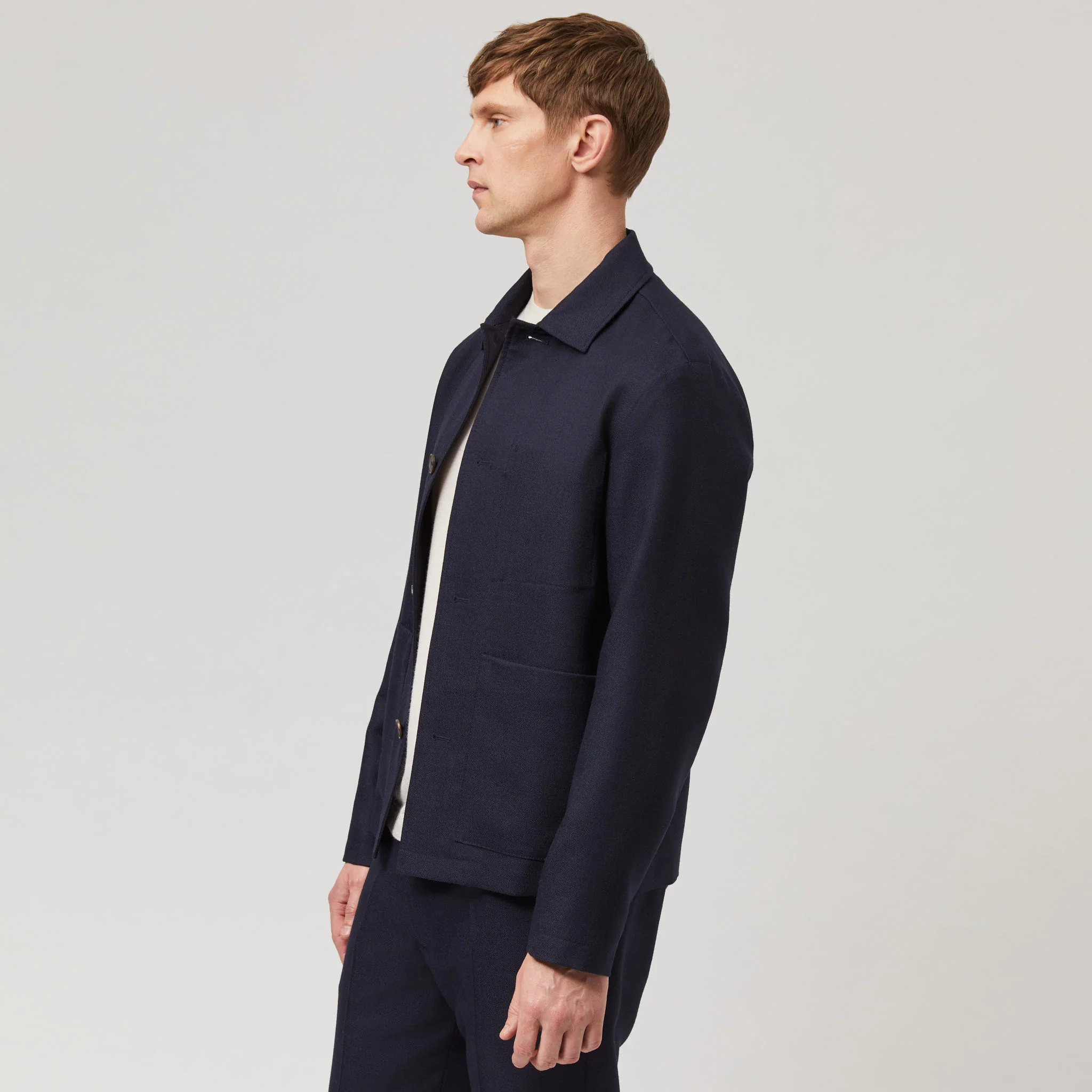 Men's Wool Shirt Jacket - Image 4