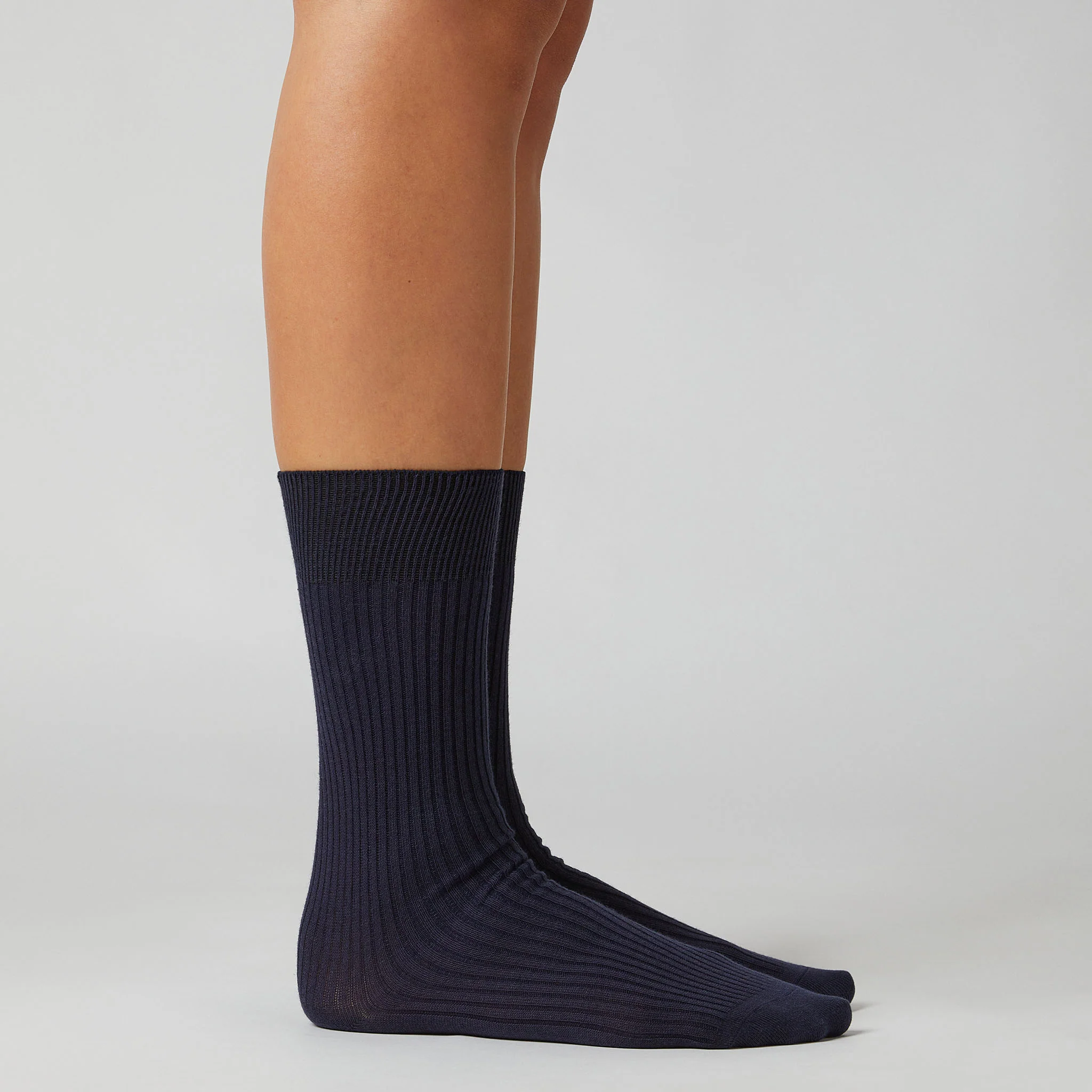 Organic Cotton Rib Socks - Image 3