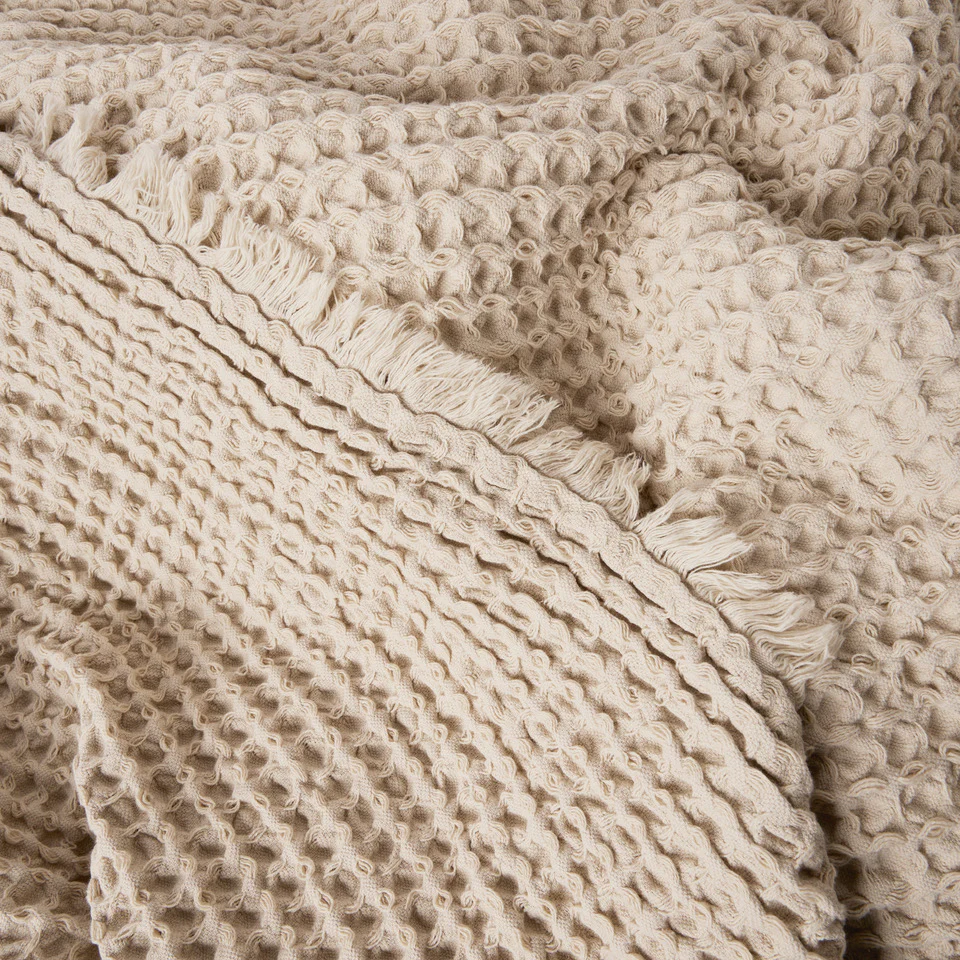 Oversized Waffle Knit Bedspread - Image 4