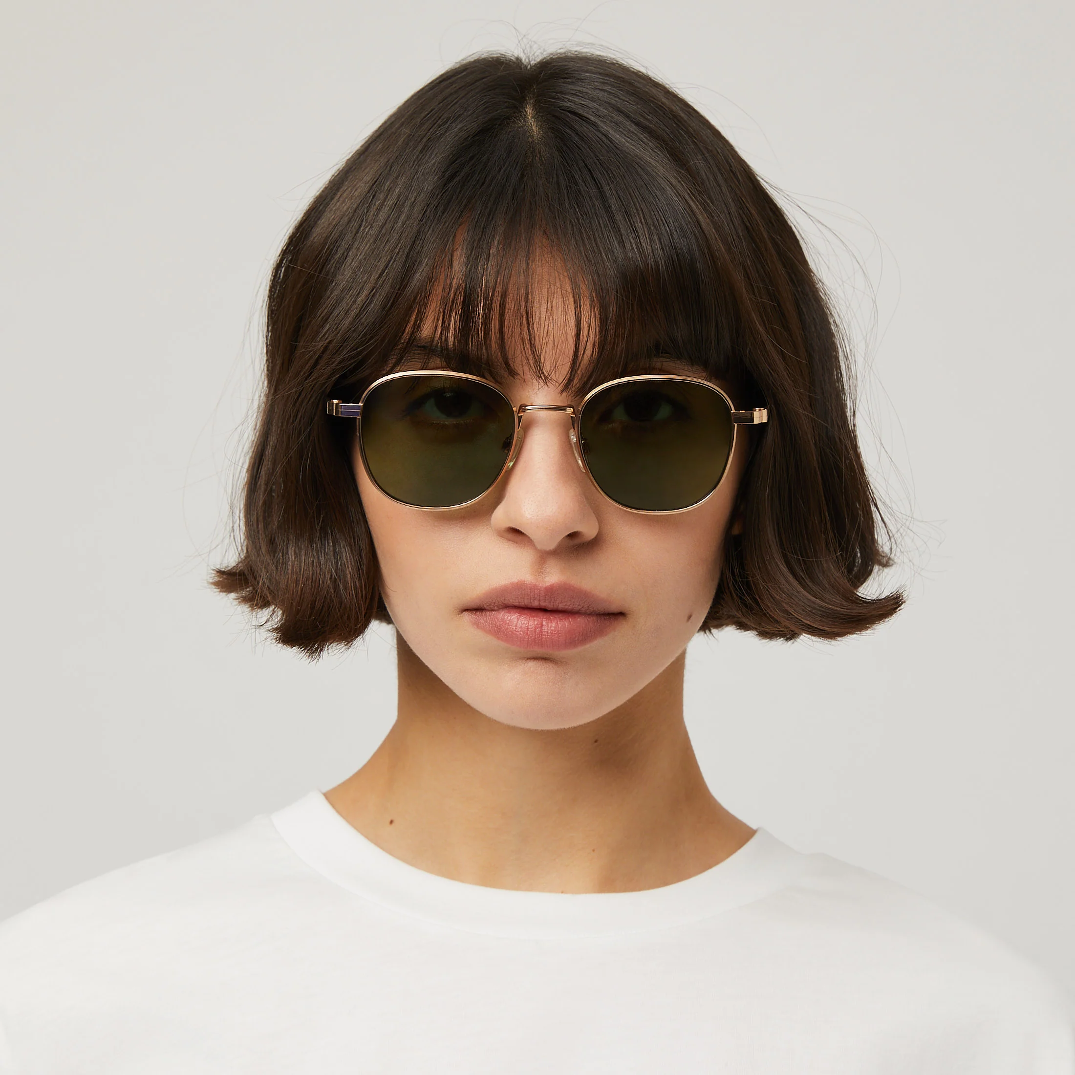 Palmarola Square Titanium Sunglasses - Image 6