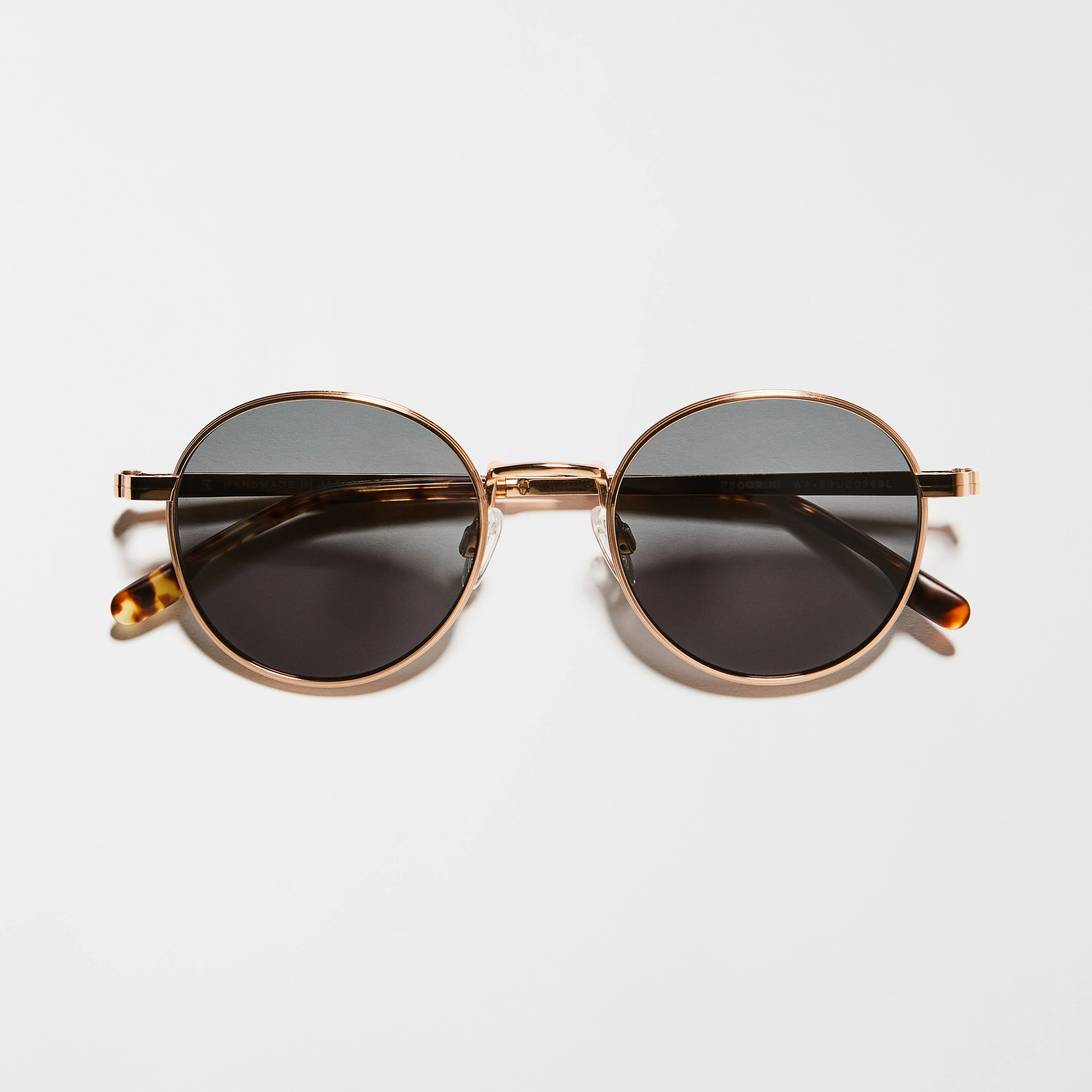 Pecorini Round Titanium Sunglasses - Image 13