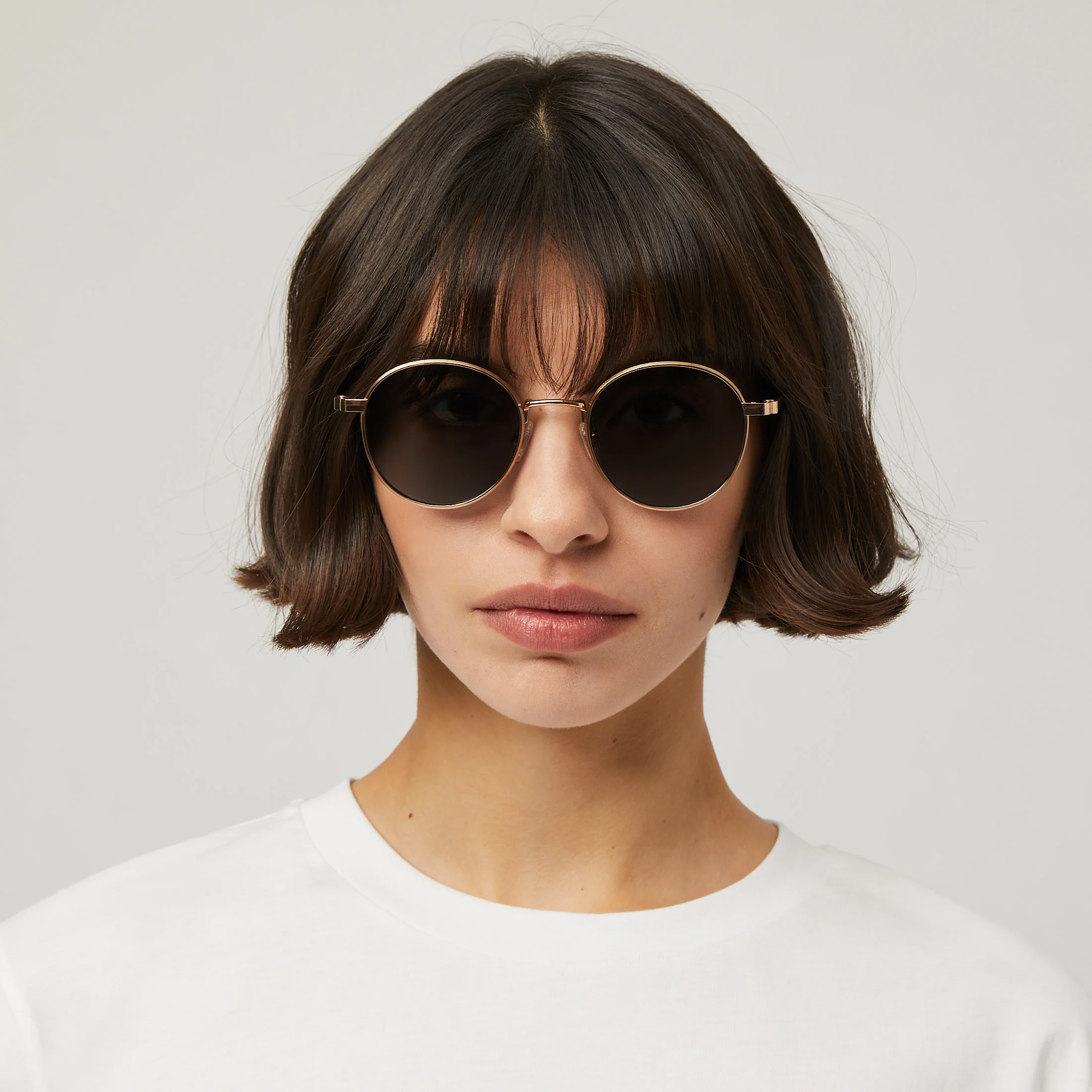 Pecorini Round Titanium Sunglasses - Image 14