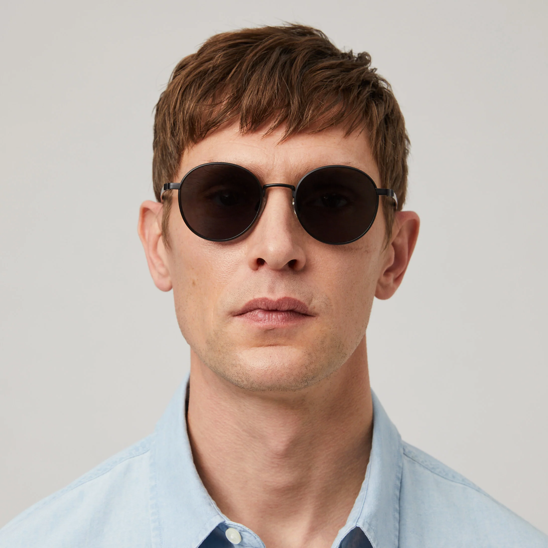 Pecorini Round Titanium Sunglasses - Image 6