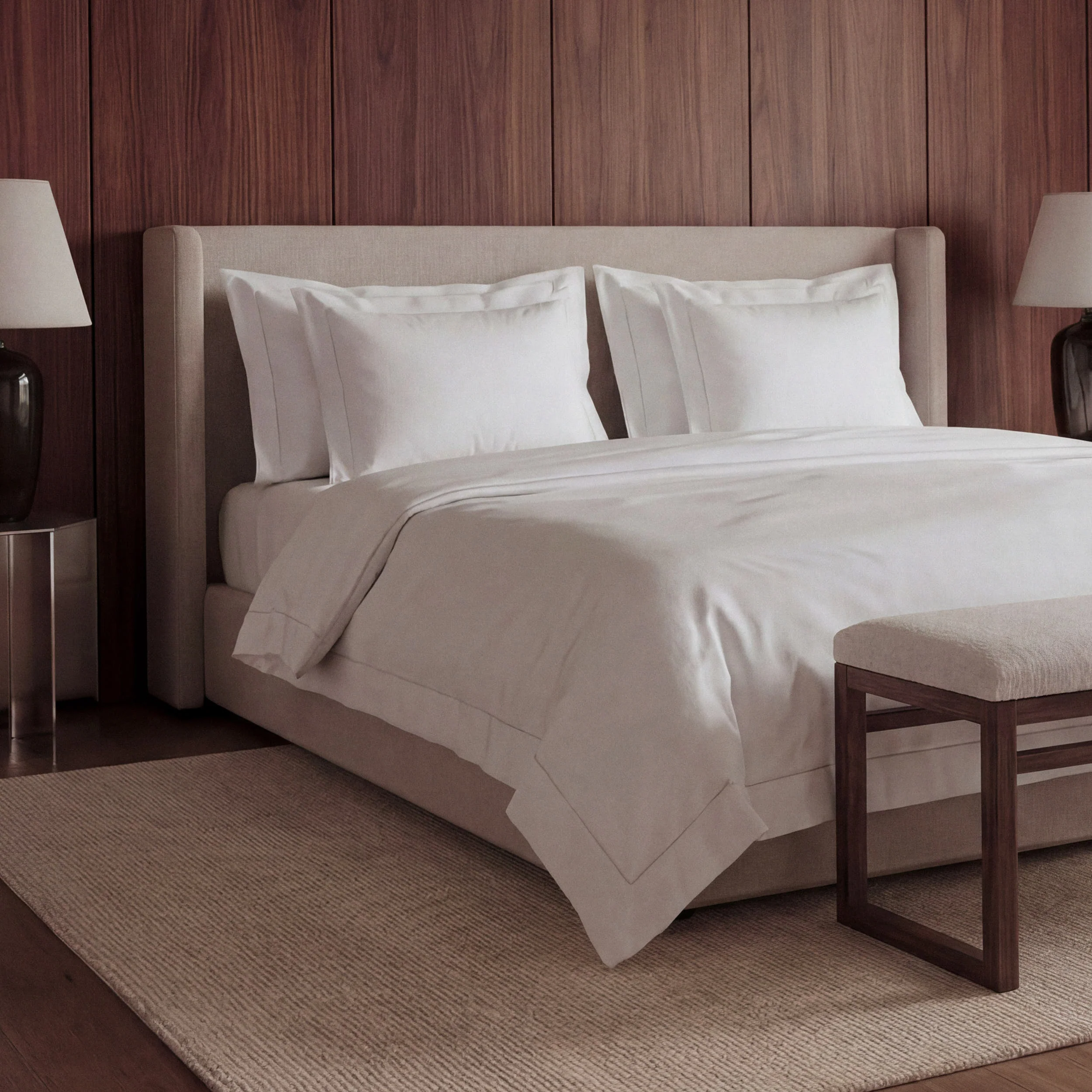 Sateen Duvet Cover Hemstitch - Image 3