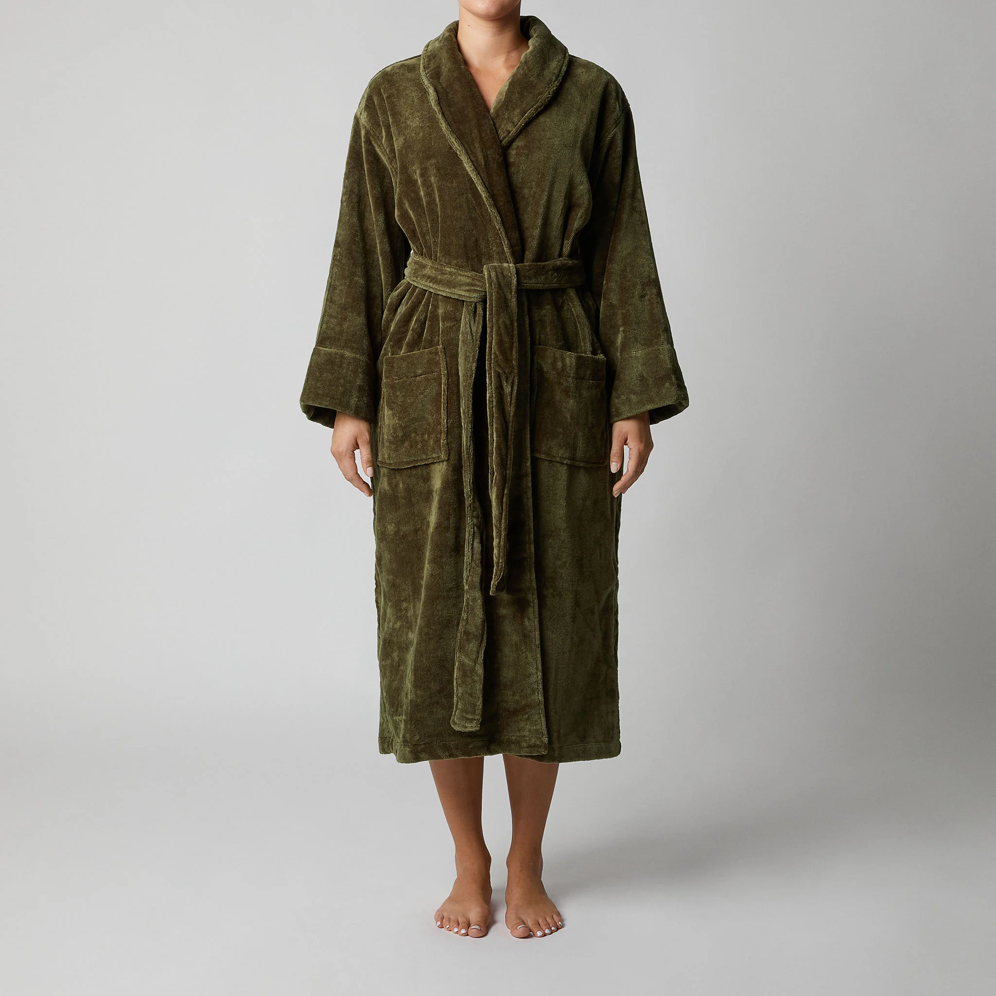 Shawl Collar Bathrobe - Image 10