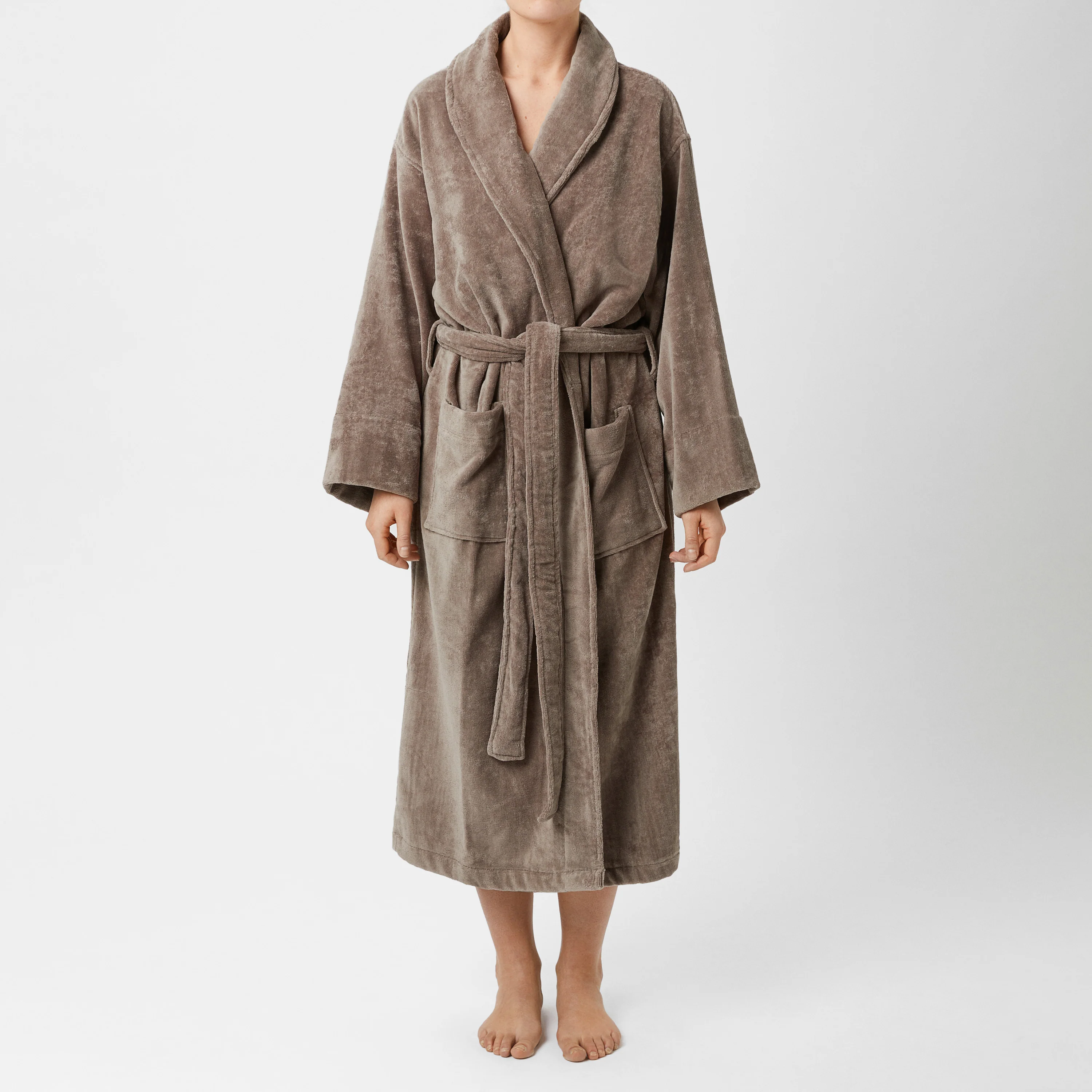 Shawl Collar Bathrobe - Image 7