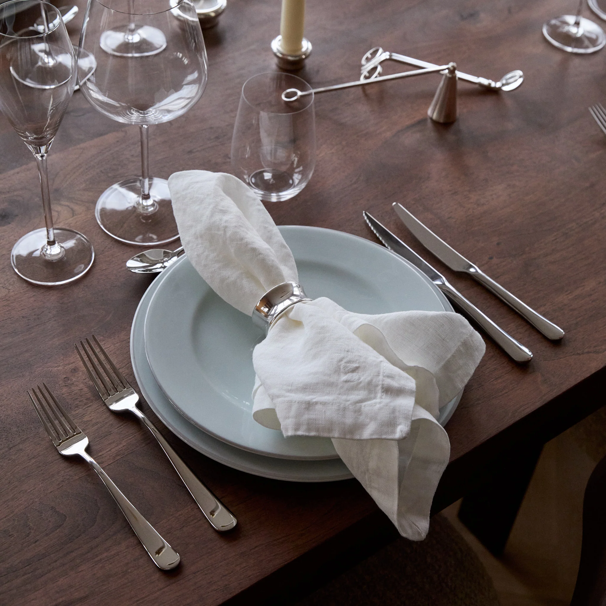 Silver Plated Napkin Holder 2-P - Image 3