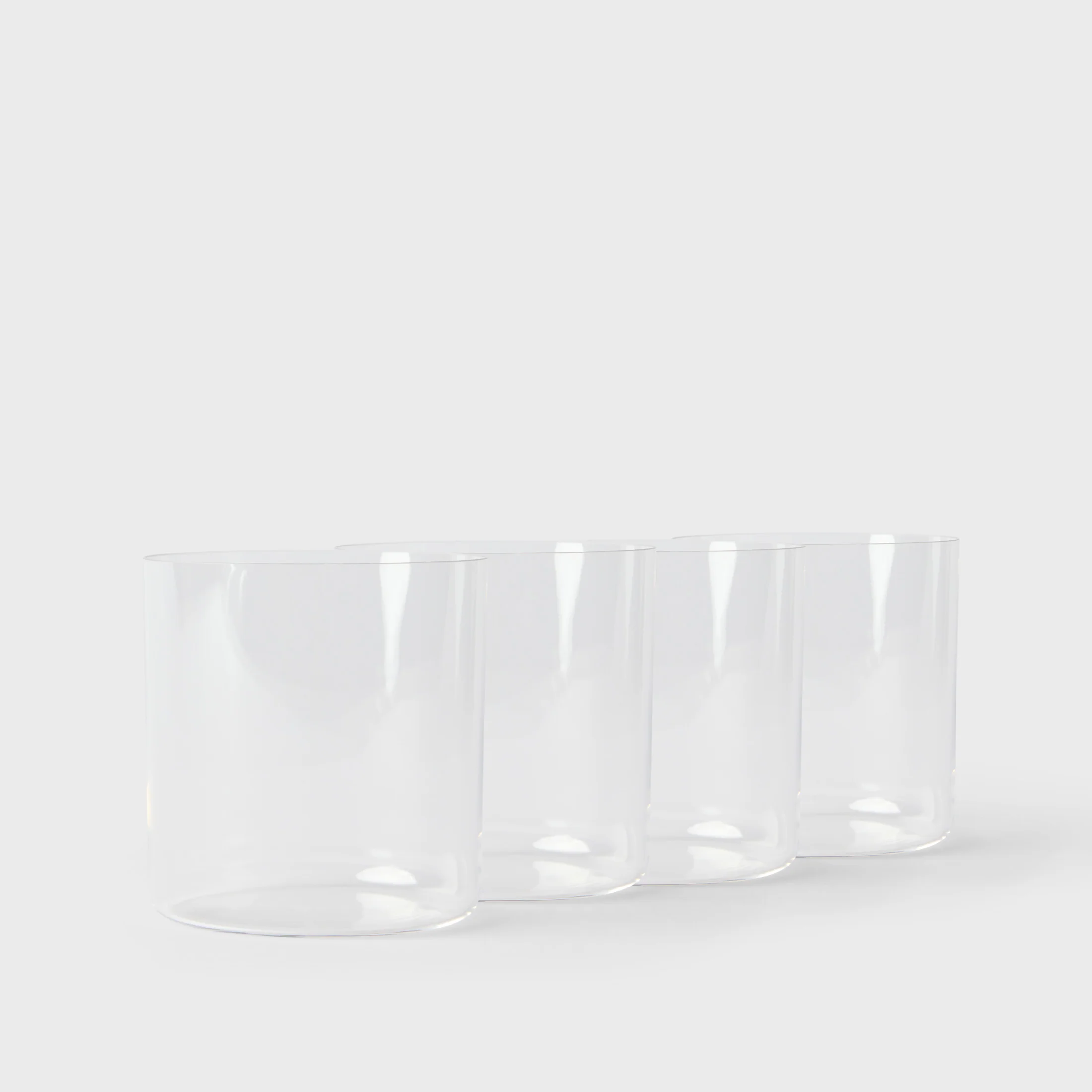 Ultra-Thin Crystal Lowball Glass 4-P