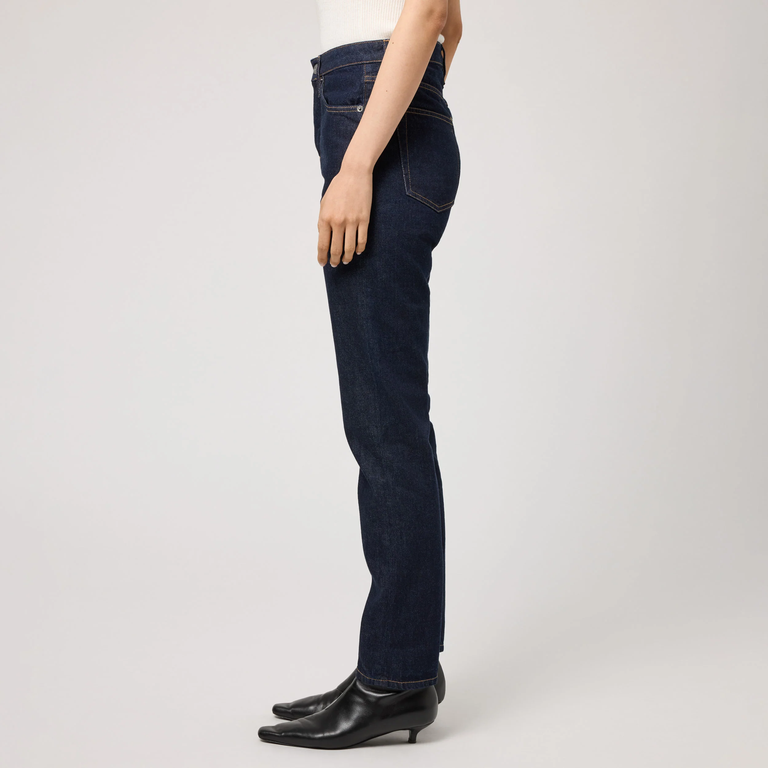 Women's High-Waisted Straight-Leg Denim - Image 4