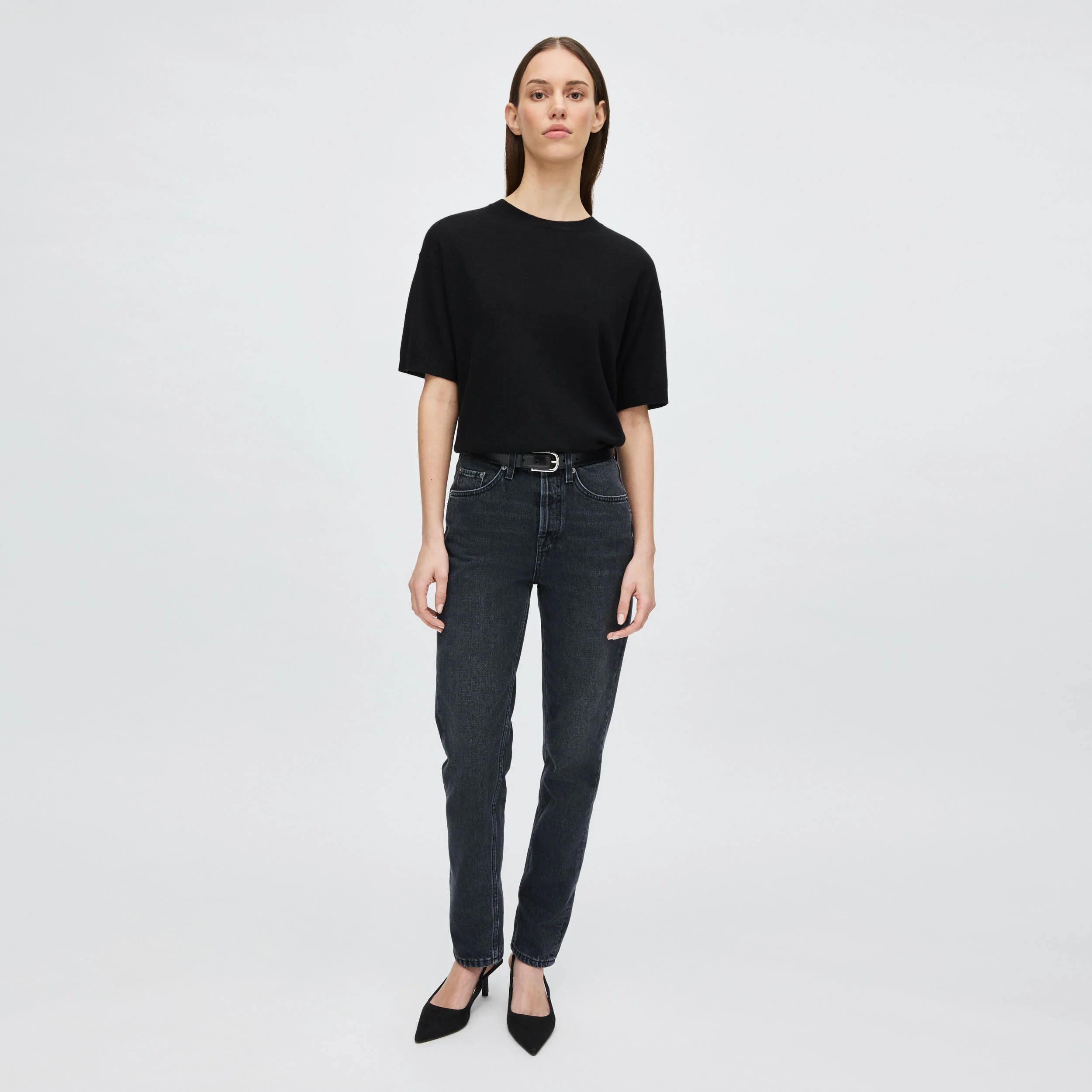 Women's Relaxed Cashmere Silk T-Shirt - Image 12
