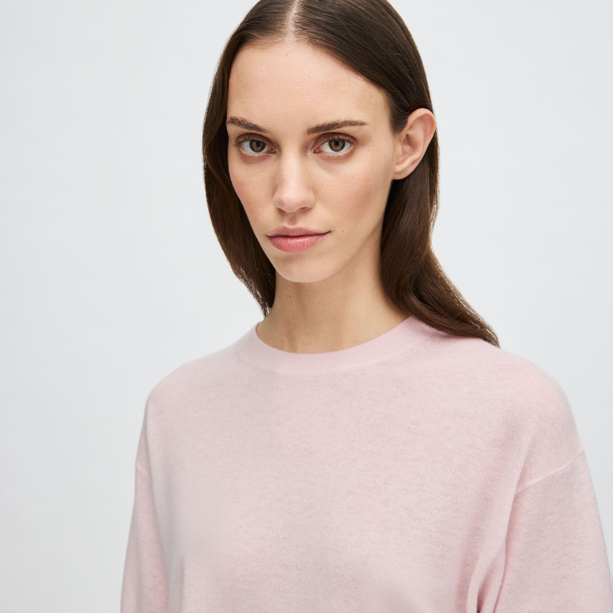 Women's Relaxed Cashmere Silk T-Shirt - Image 4