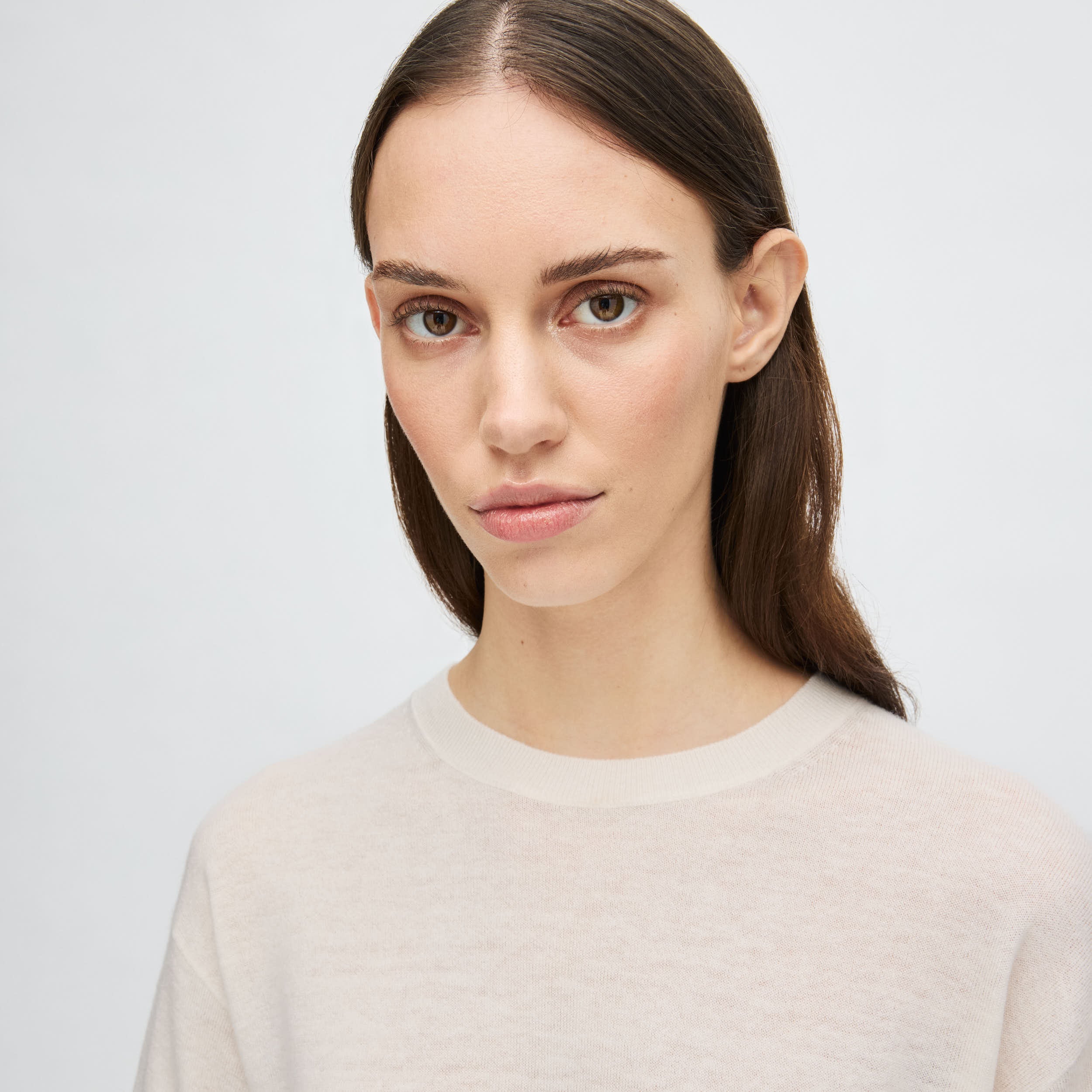 Women's Relaxed Cashmere Silk T-Shirt - Image 9