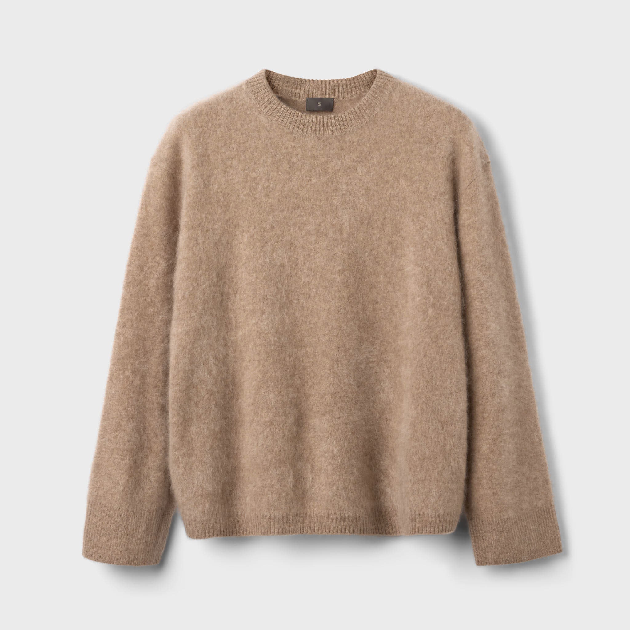 Women's Brushed Cashmere Crewneck Sweater - Image 25