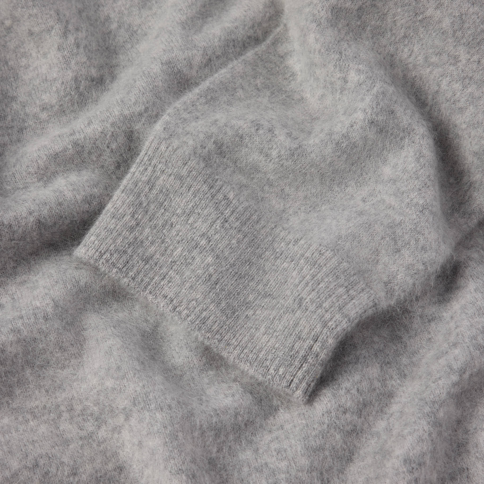 Women's Brushed Cashmere Crewneck Sweater - Image 6
