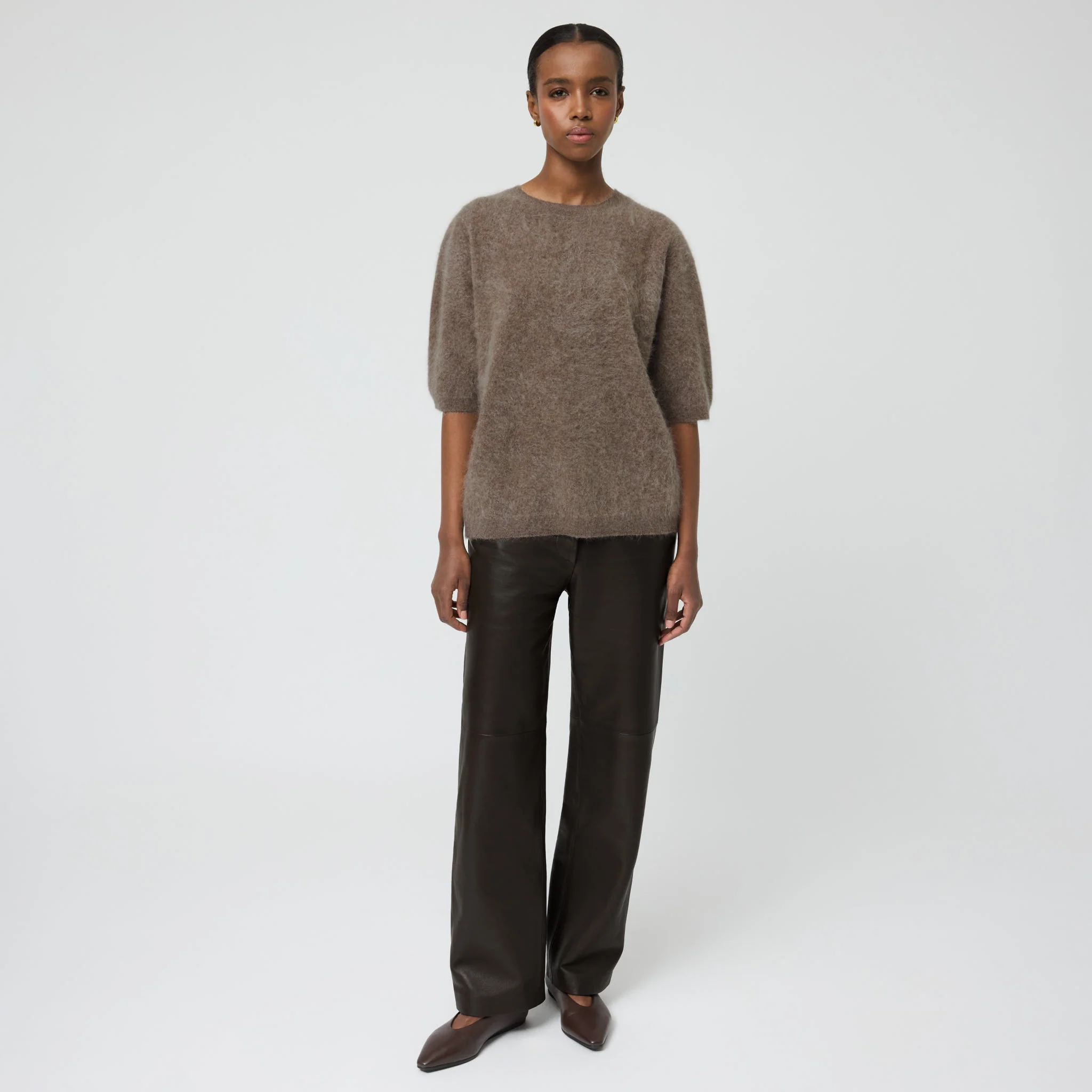 Women's Brushed Cashmere Tee - Image 14