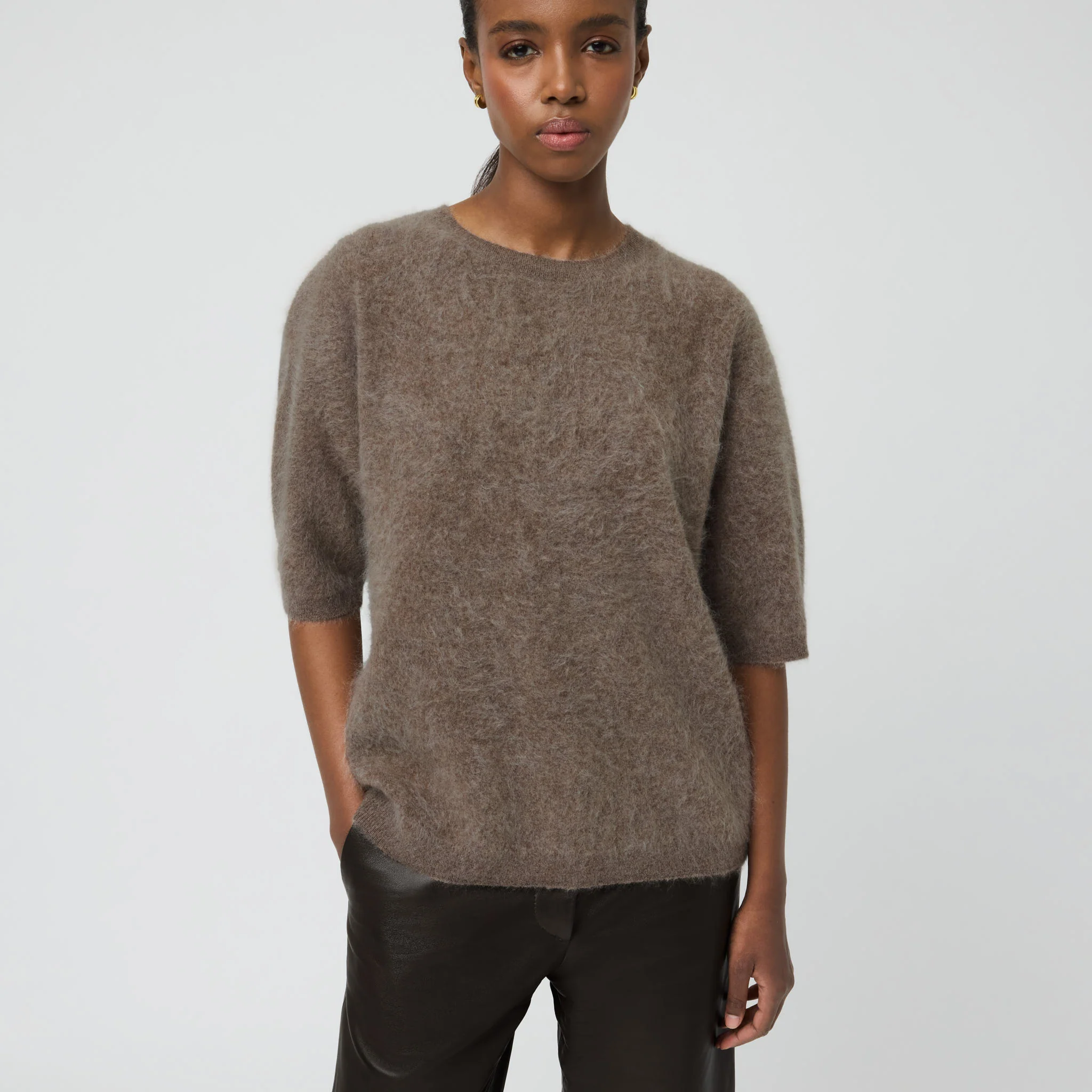 Women's Brushed Cashmere Tee - Image 15