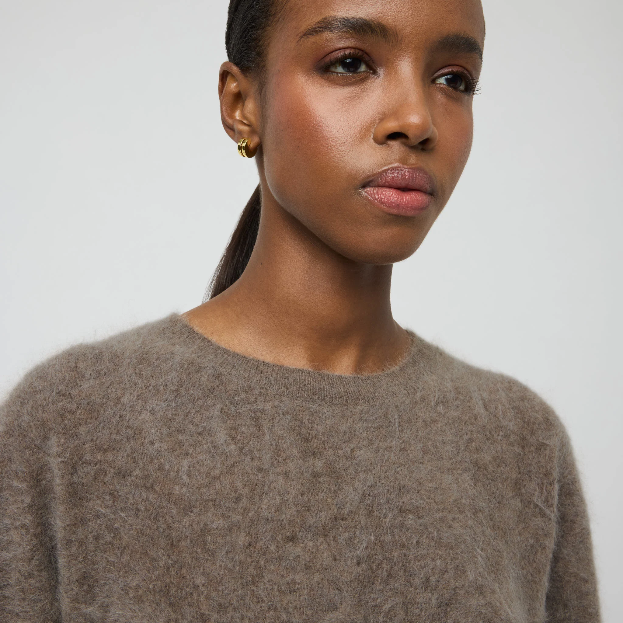 Women's Brushed Cashmere Tee - Image 16