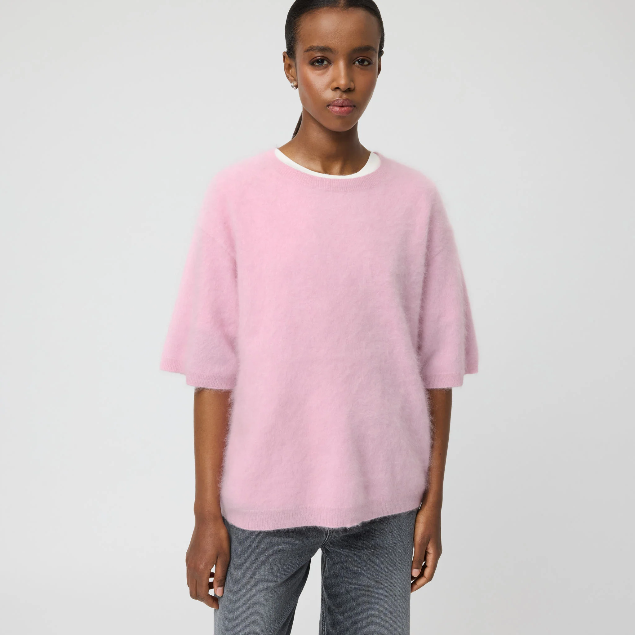 Women's Brushed Cashmere Tee - Image 3