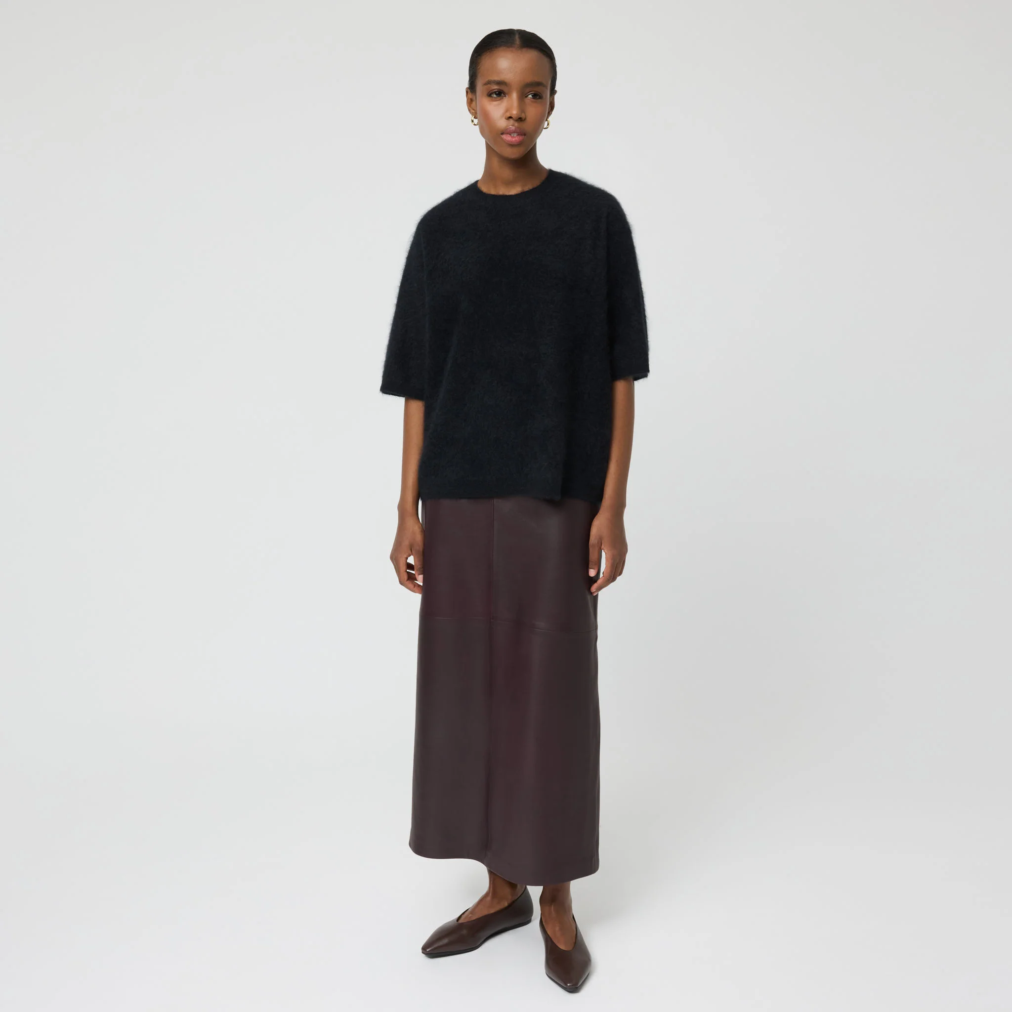 Women's Brushed Cashmere Tee - Image 8