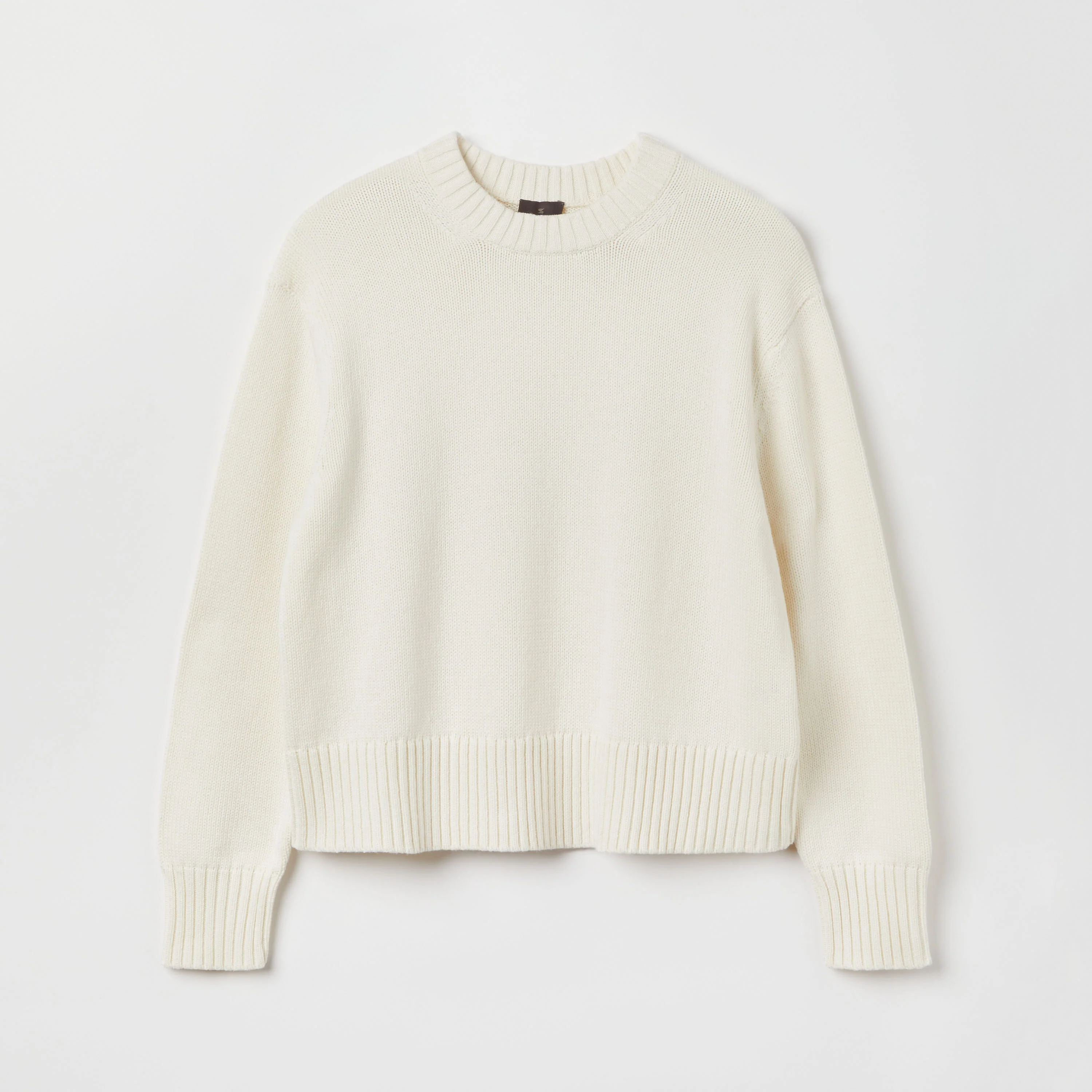 Women's Cotton-Cashmere Crewneck Sweater - Image 8