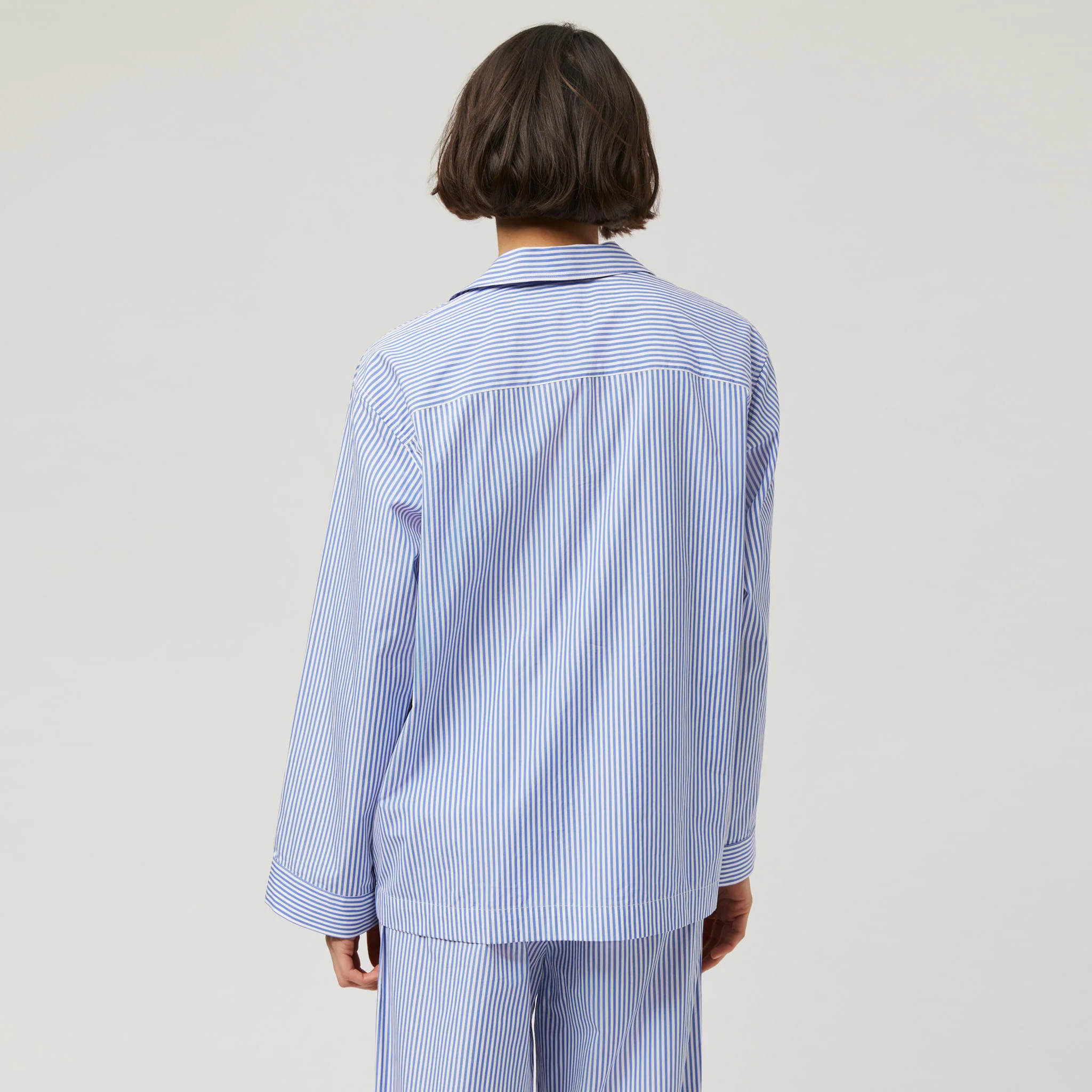Women's Cotton-Poplin Pyjama Shirt - Image 5