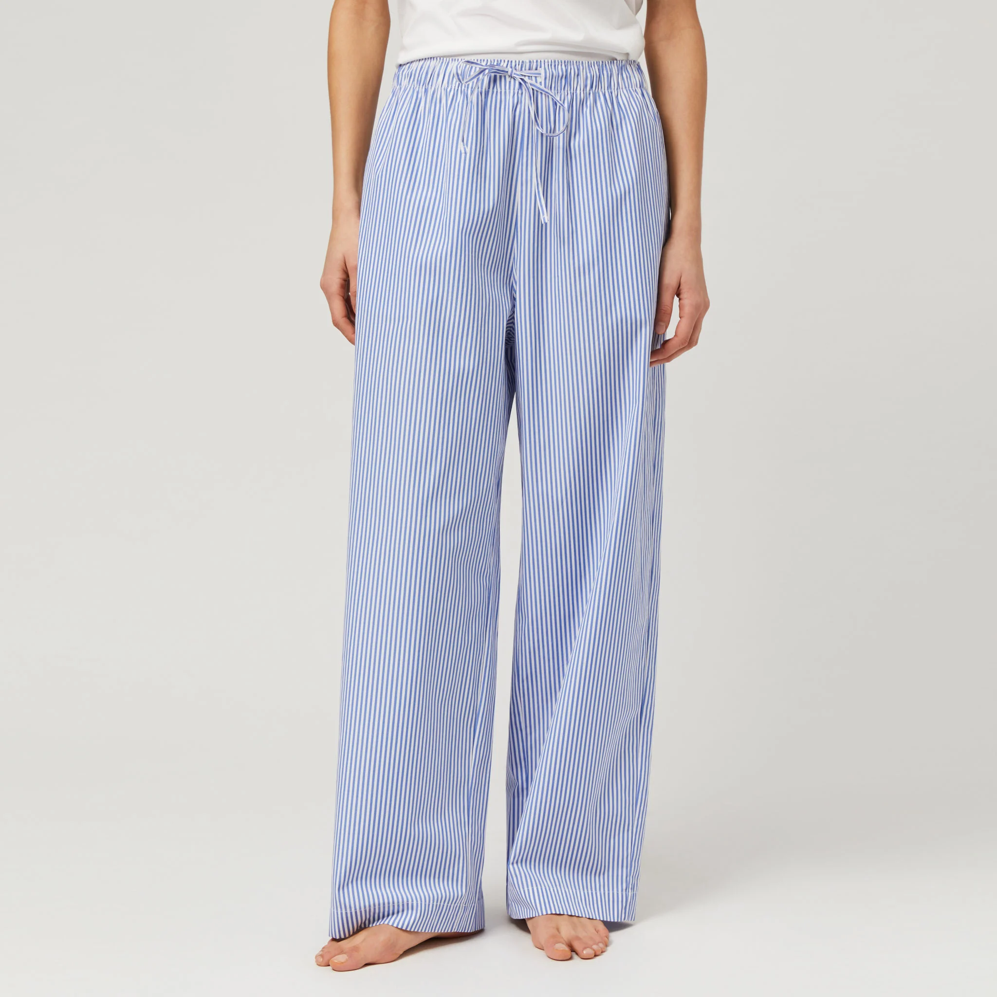 Women's Cotton-Poplin Pyjama Trousers - Image 3