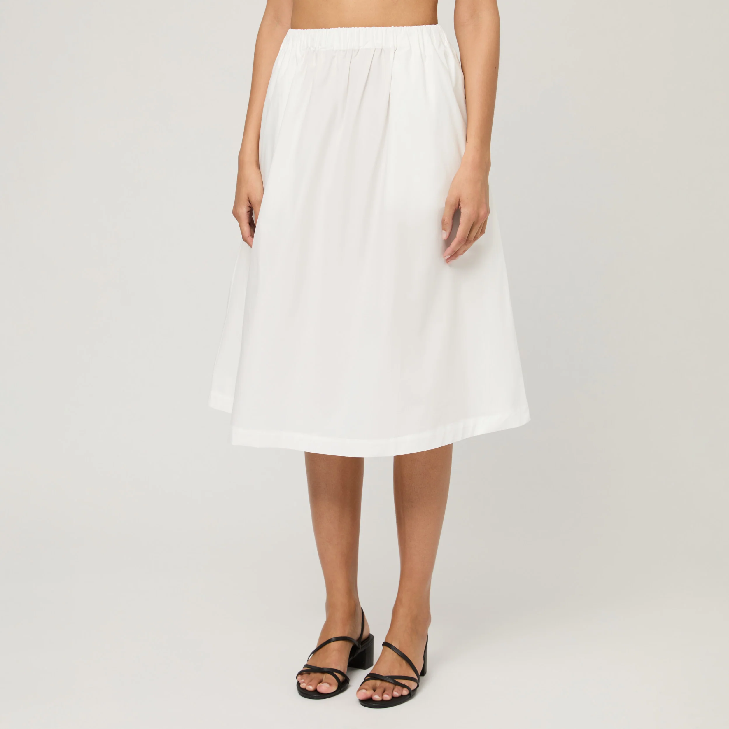 Women's Cotton-Poplin Skirt - Image 3