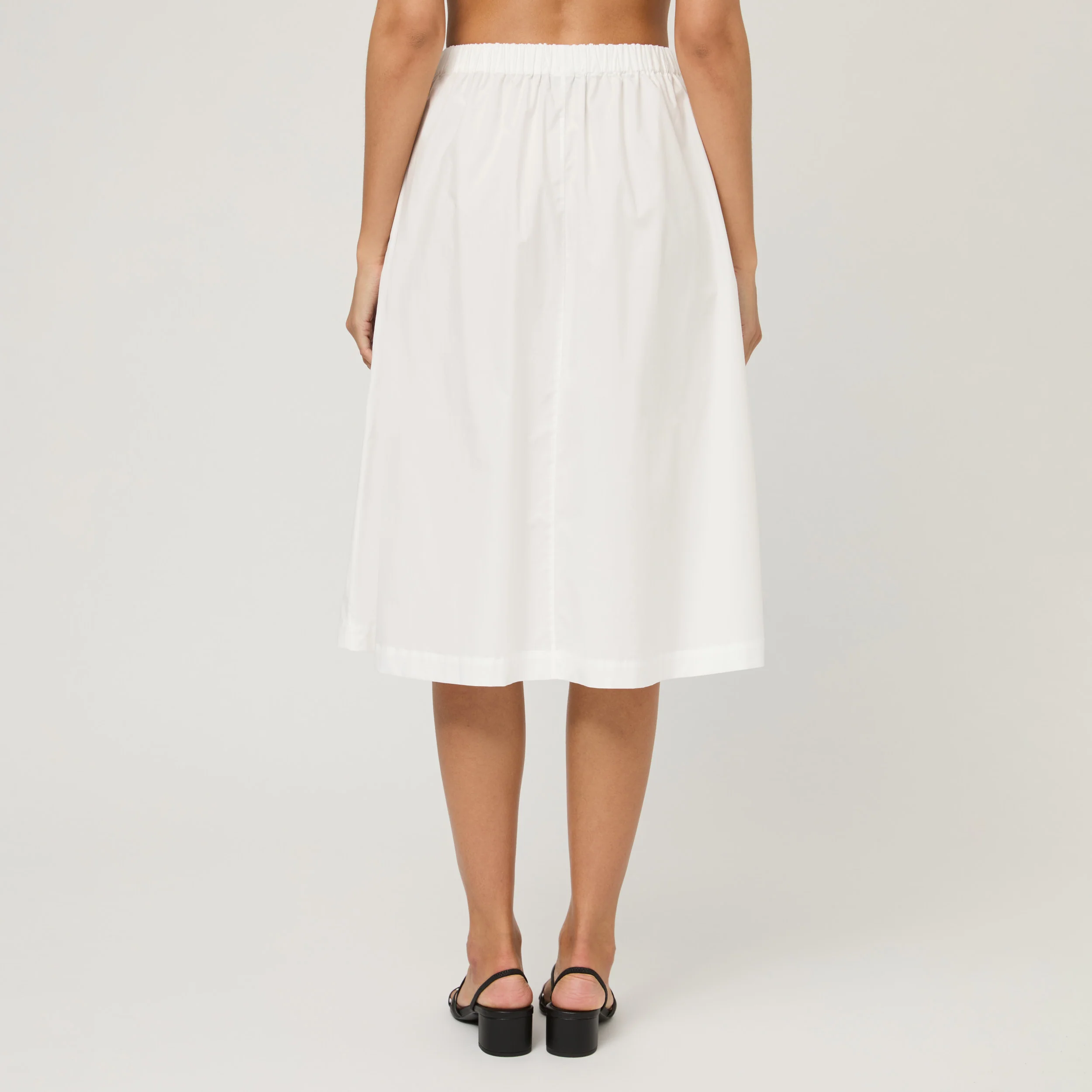 Women's Cotton-Poplin Skirt - Image 5