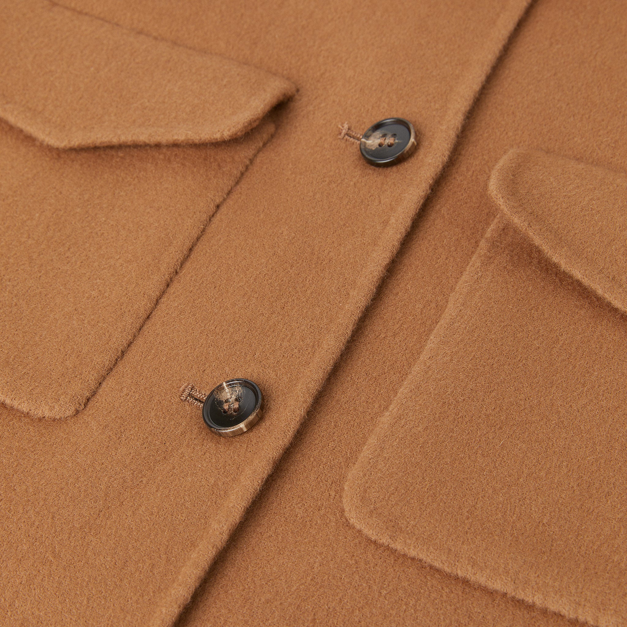 Women's Doublé Wool-Cashmere Overshirt - Image 4